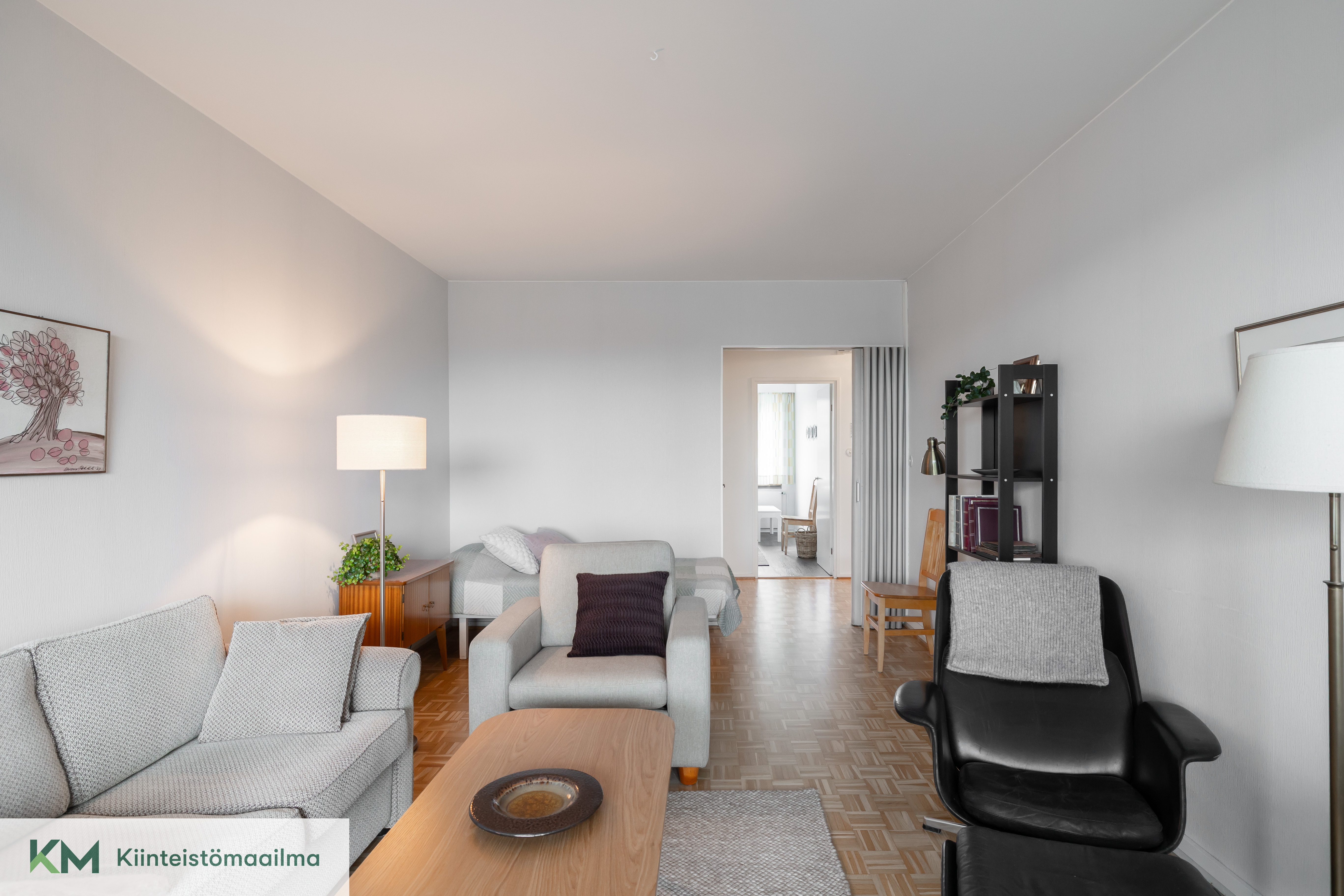 Kaikki asuintilojen pinnat ovat siistissä kunnossa