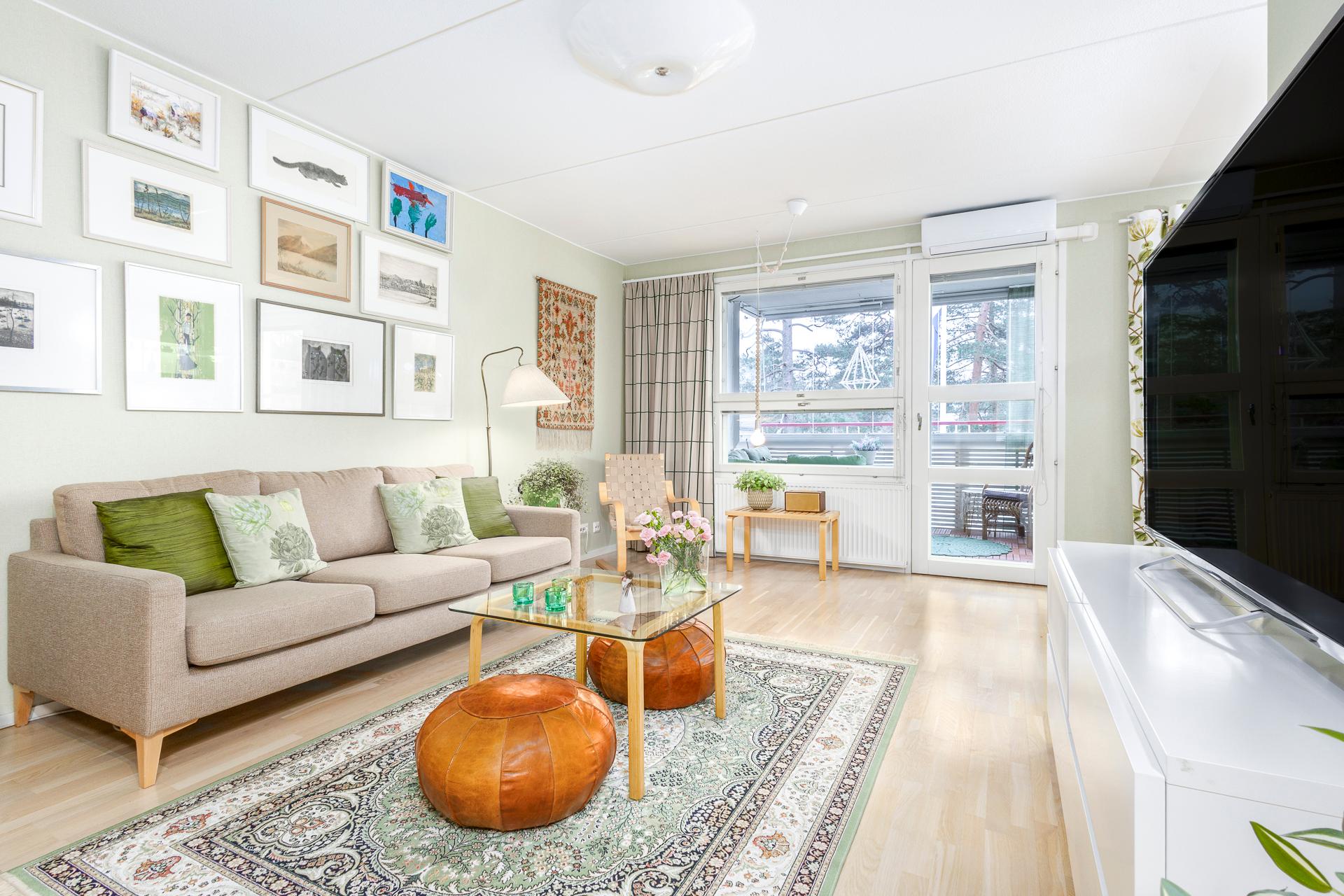 olohuoneen tunnelmaa