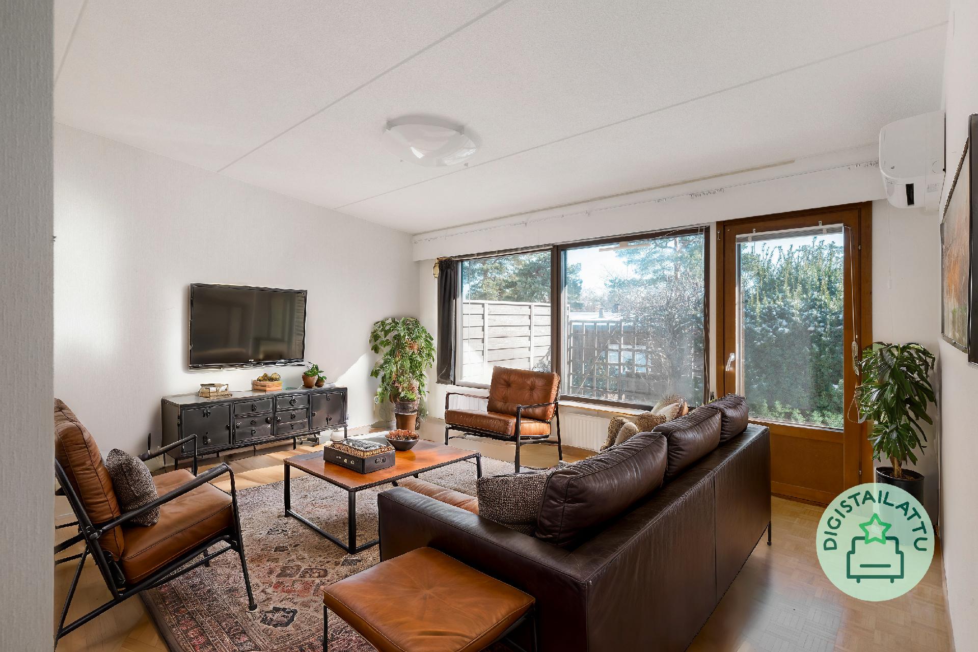 Digistailattu olohuone.