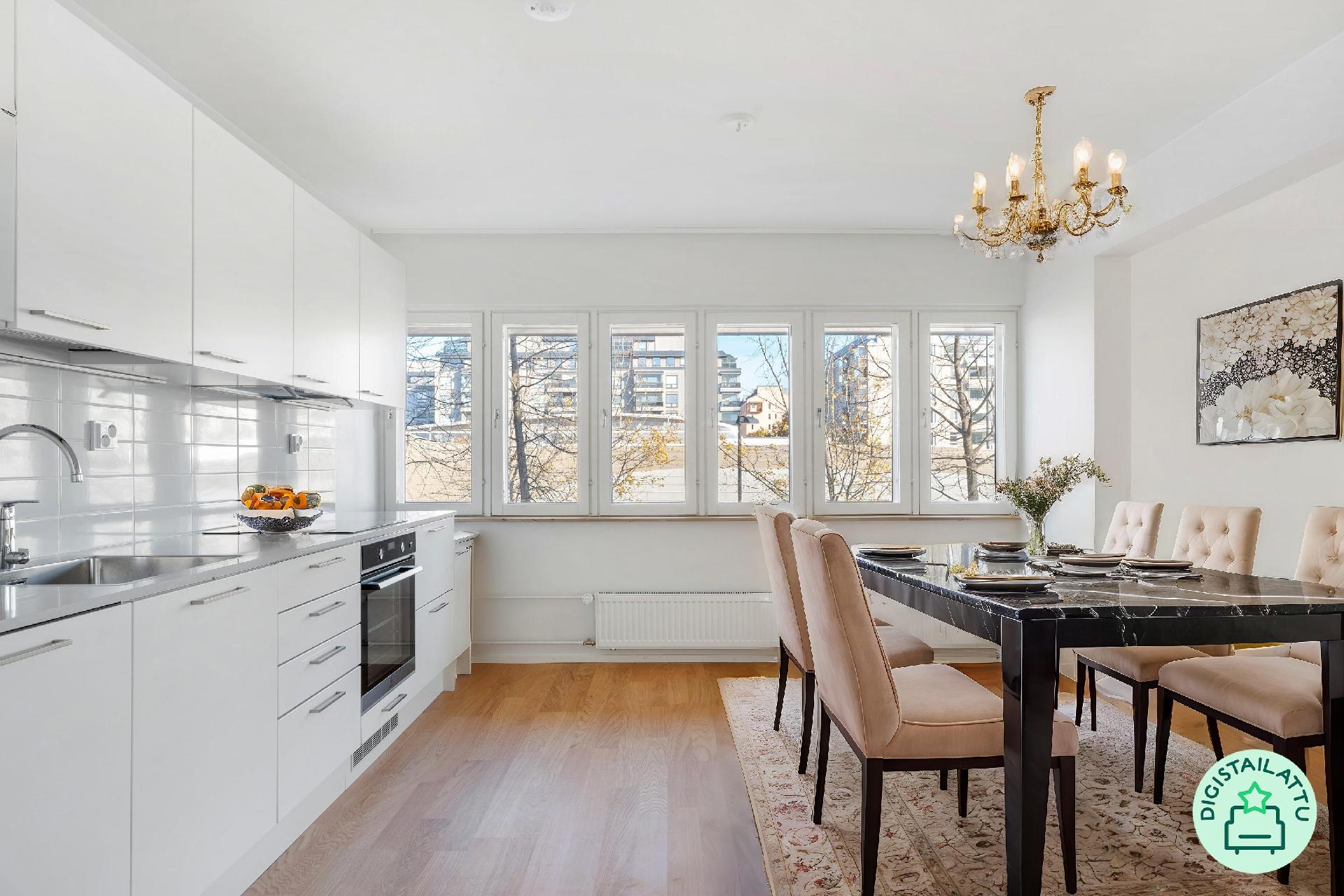 Digistailattu avokeittiö. 