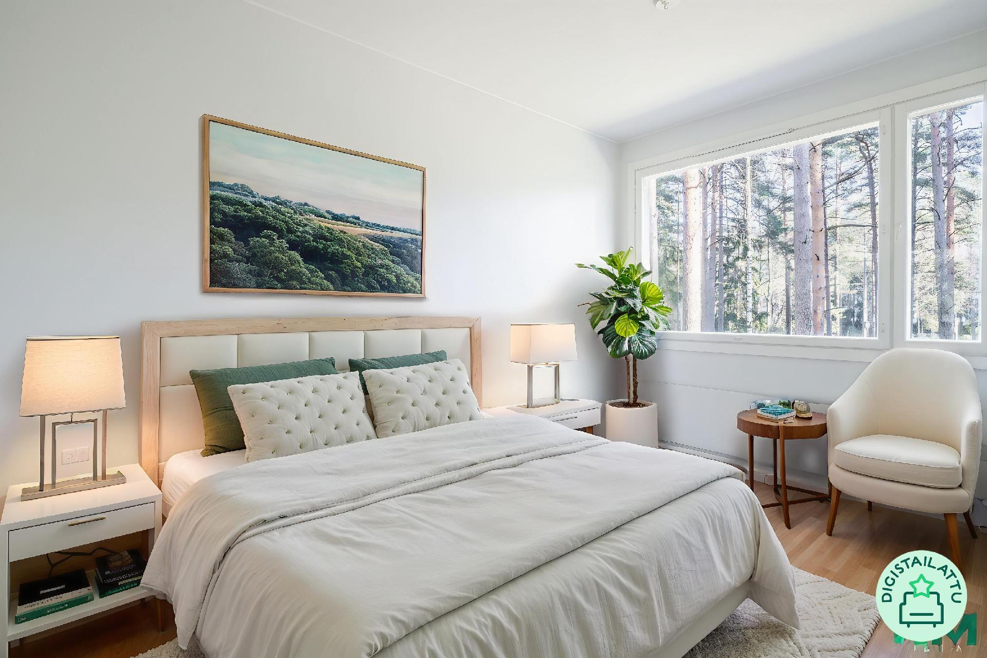Makuuhuone digistailattuna