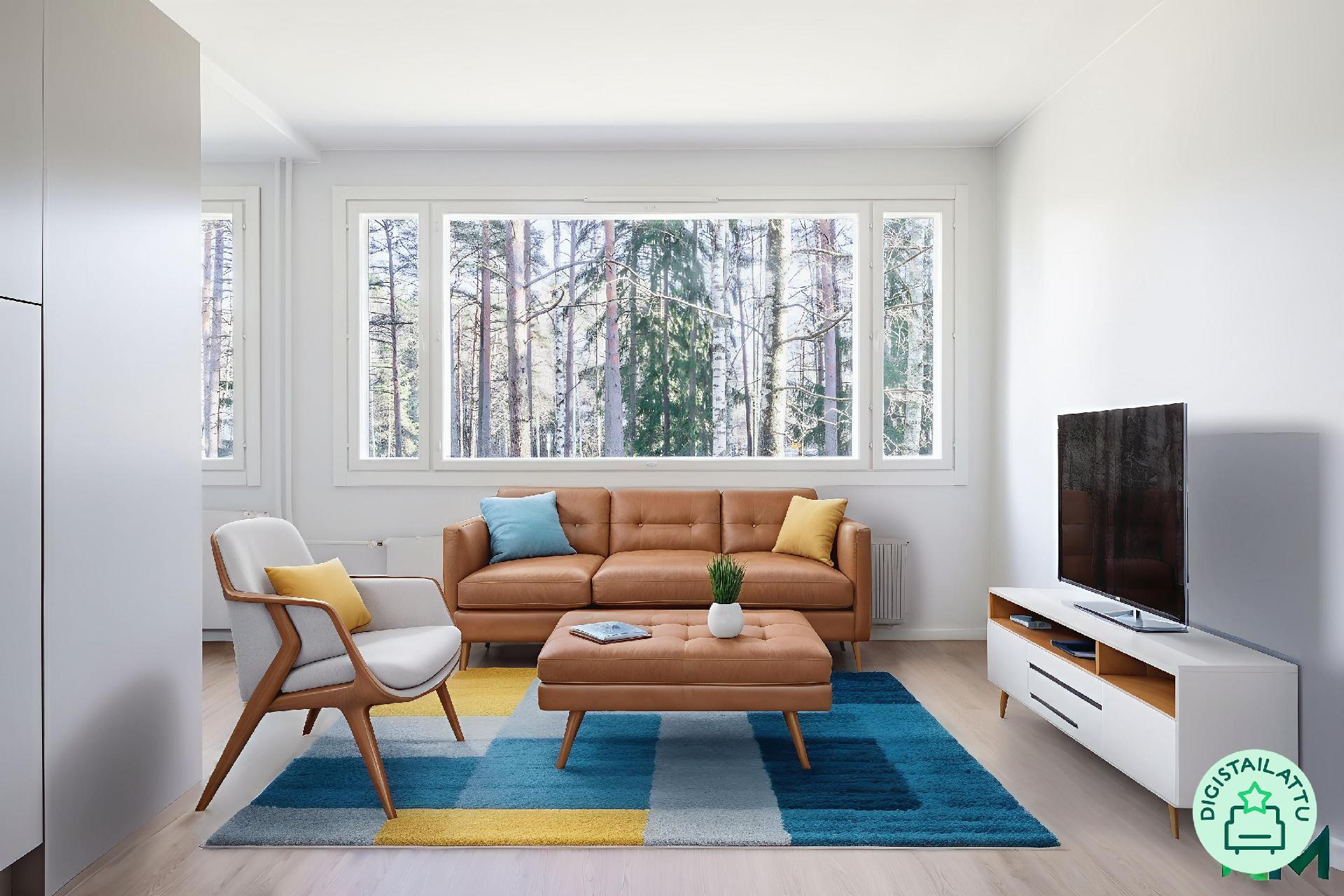 Olohuone digistailattuna