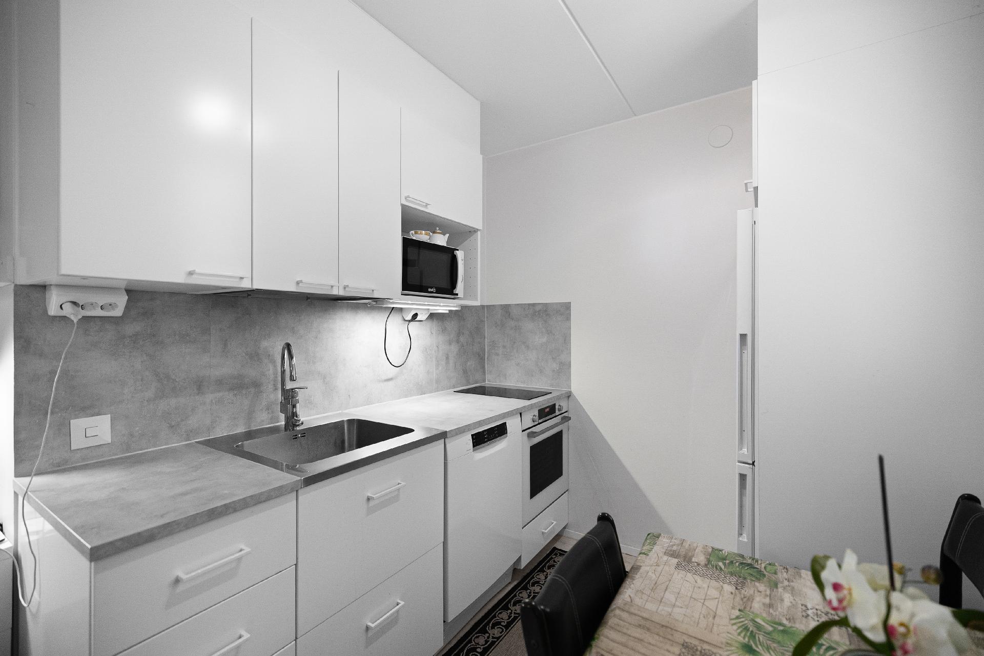 Vaalea, moderni keittiö