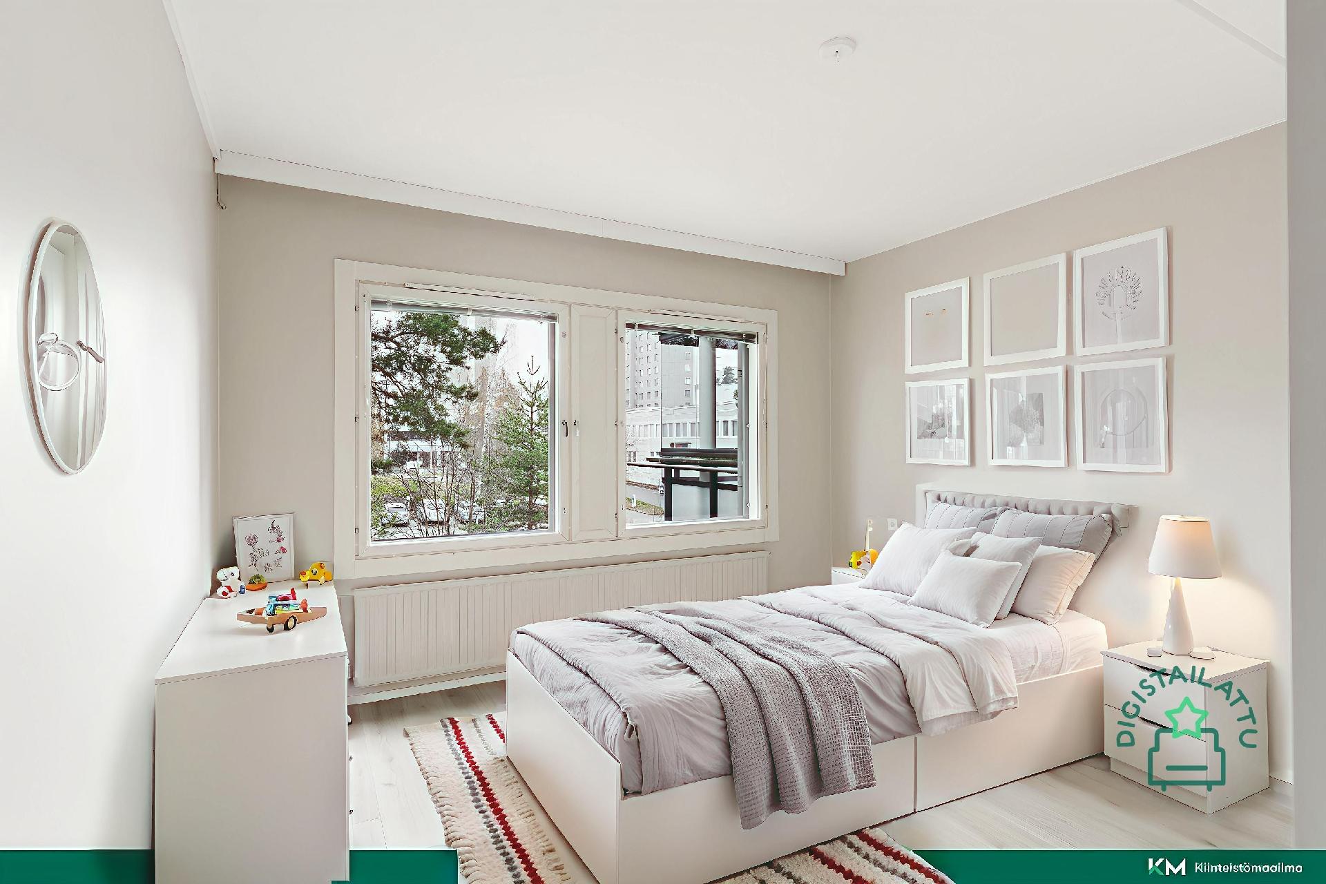 Makuuhuone II/lastenhuone digistailattuna
