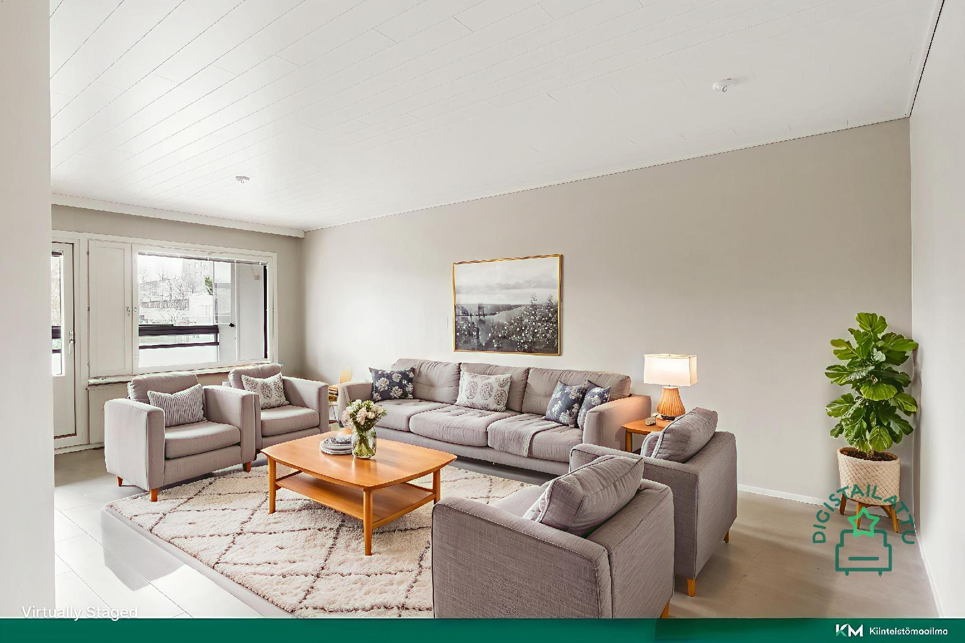 Olohuone digistailattuna