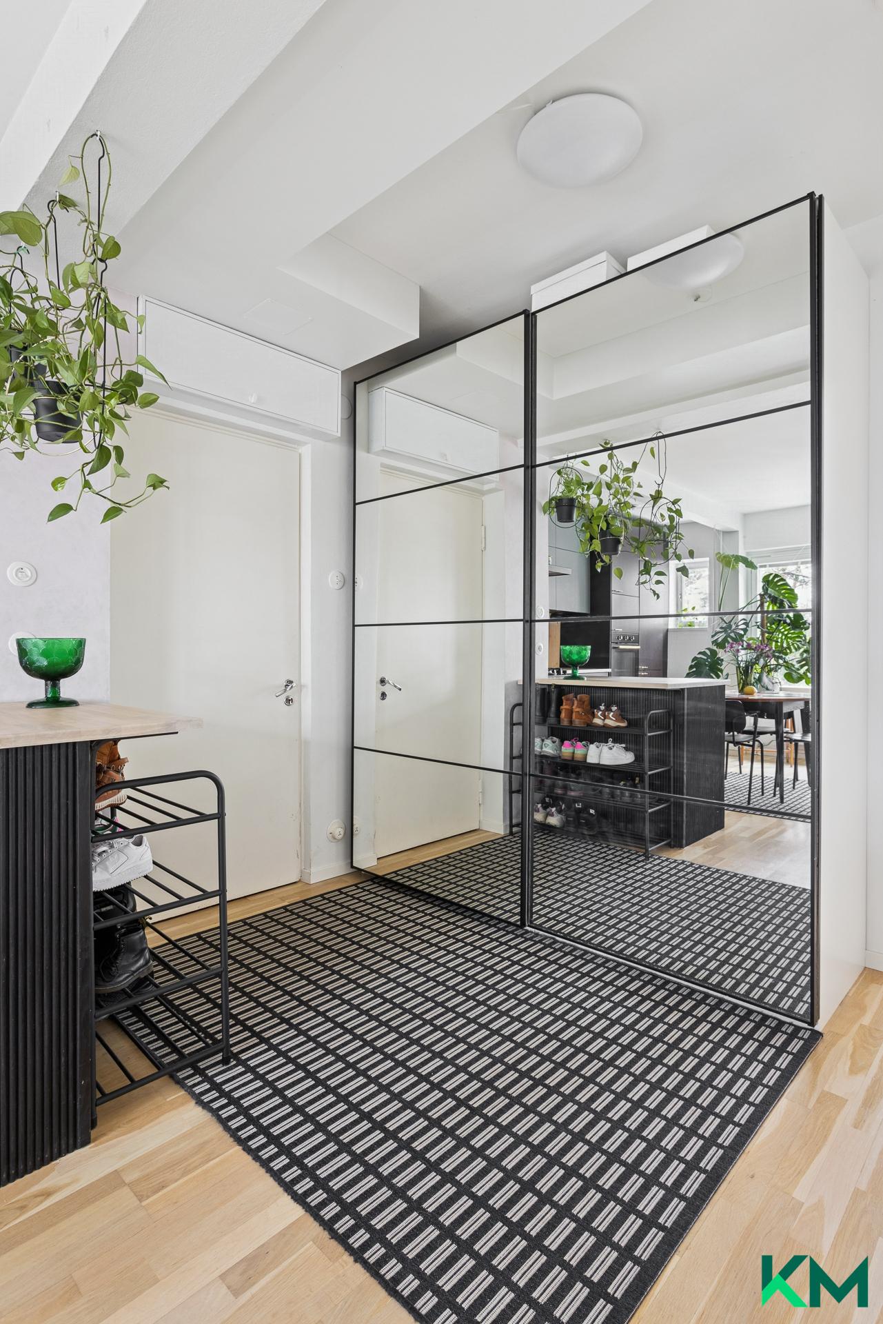 eteinen jossa kaapistot