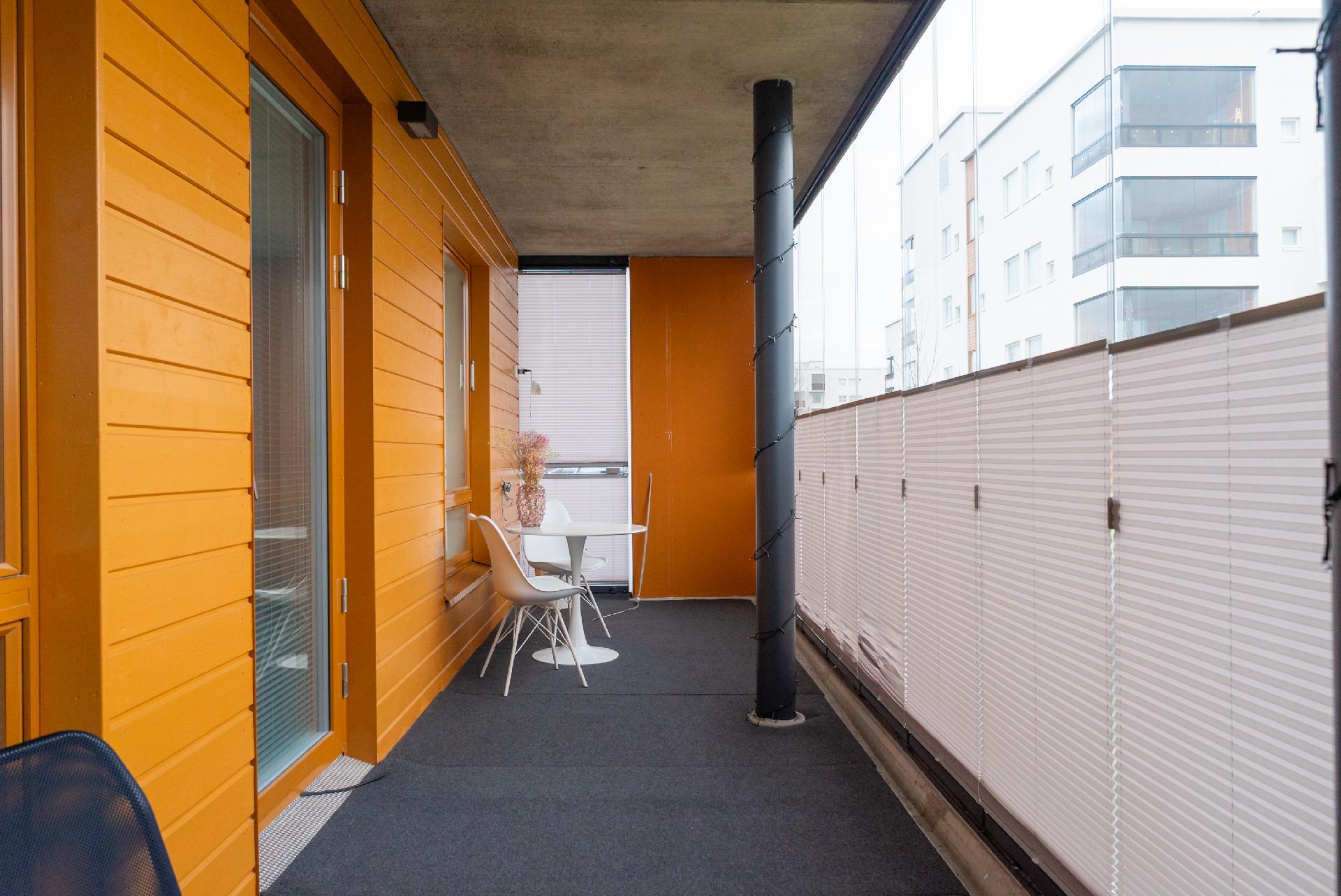 Lasitettu terassiparveke