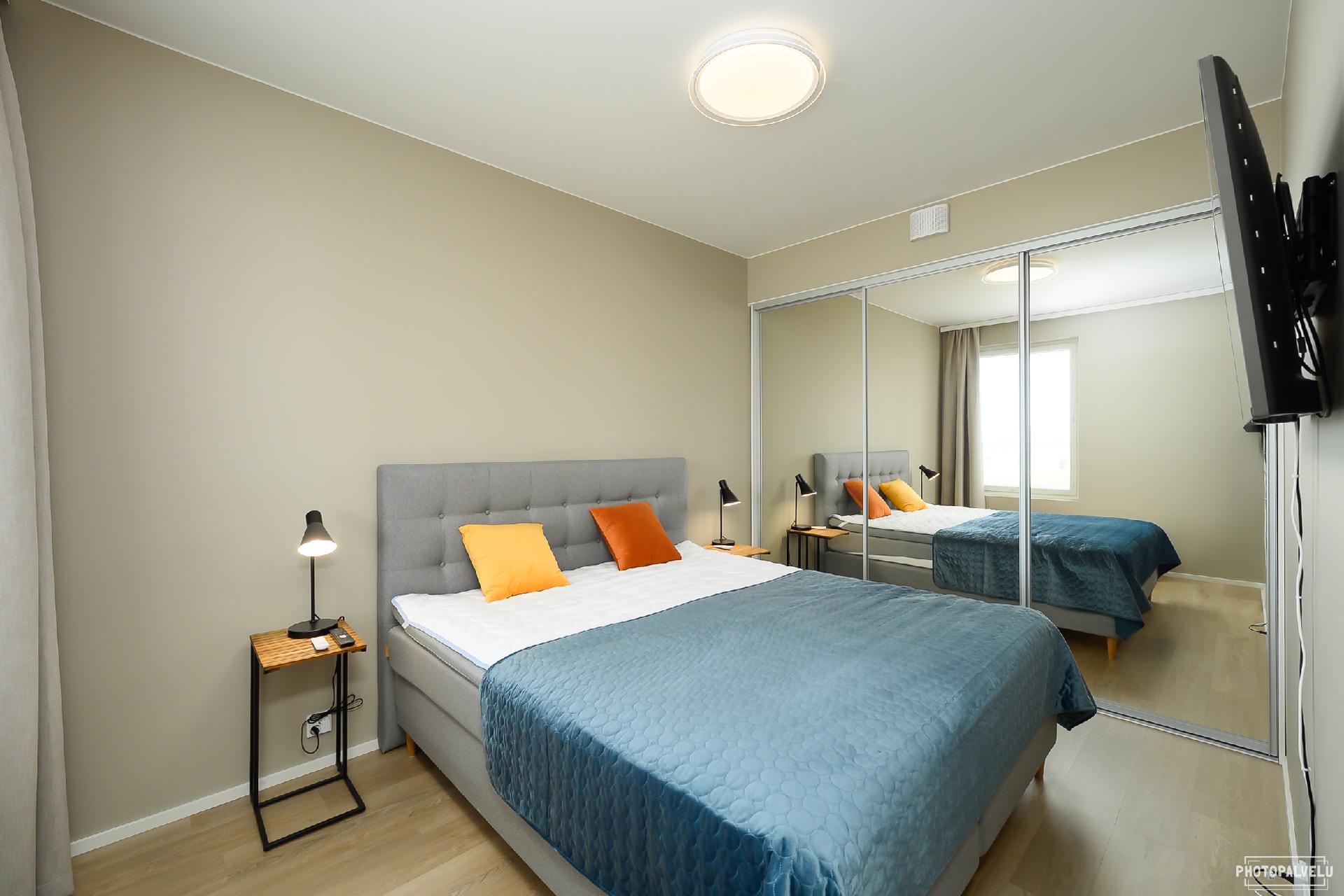 Makuuhuone 2 merinäköalalla