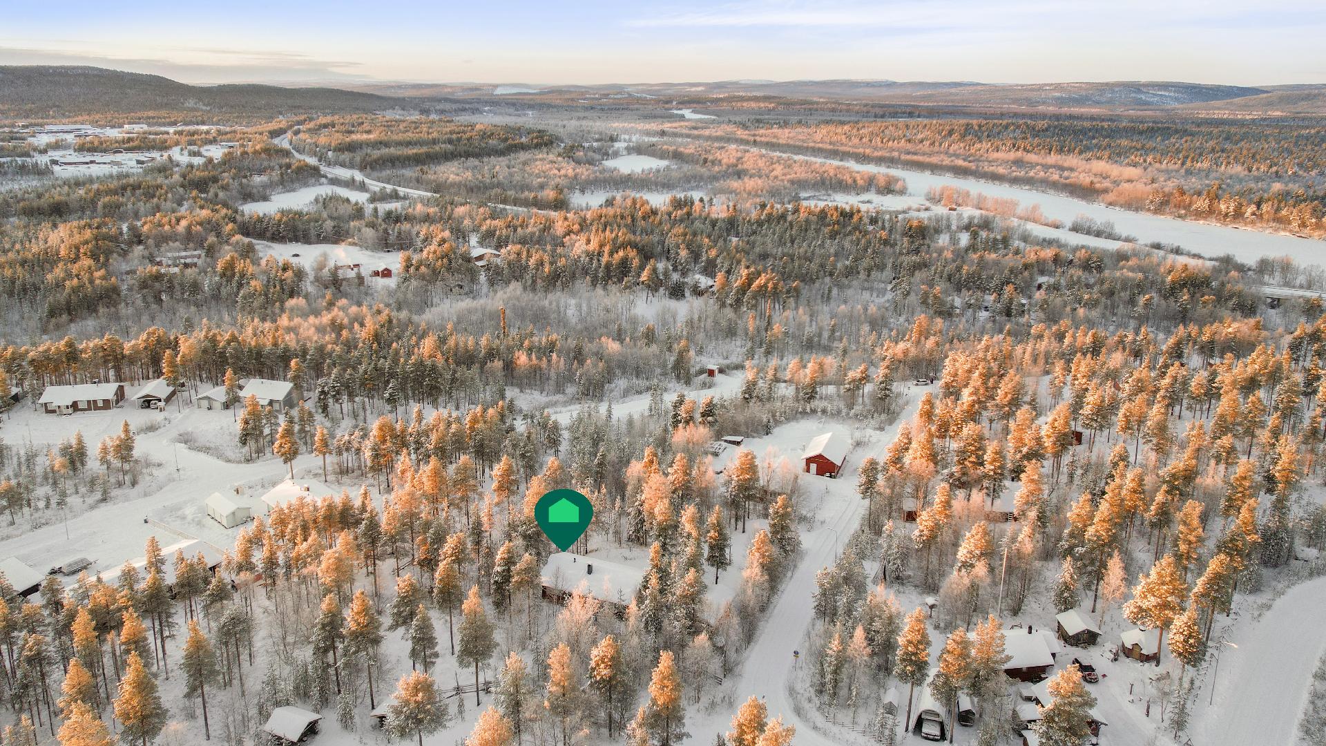 Näkymä Ivalojoen suuntaan