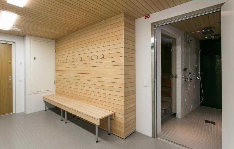 Saunaosaston pukuhuone