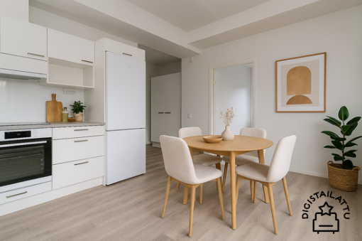 Digistailattu keittiö