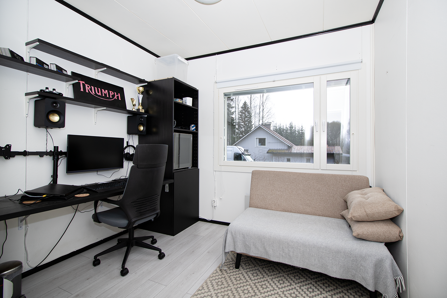 makuuhuone/työhuone