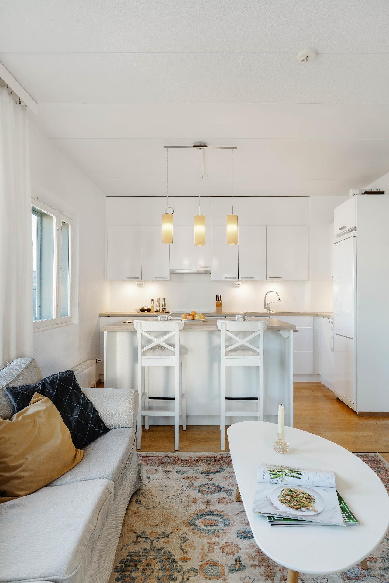 Keittiö on remontoitu v.2017