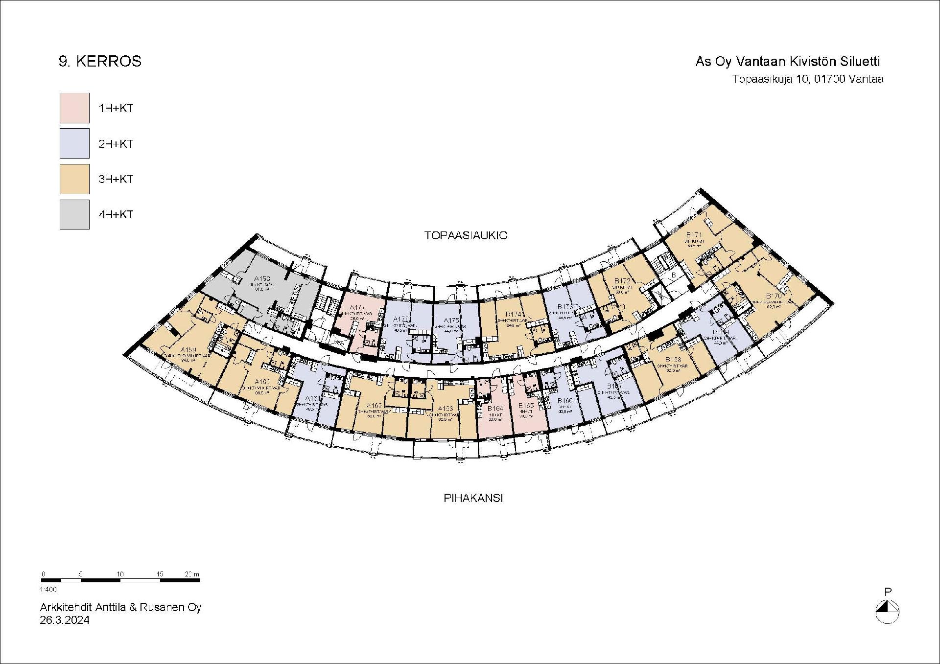 Topaasikuja 10 B 168, Kivistö, Vantaa