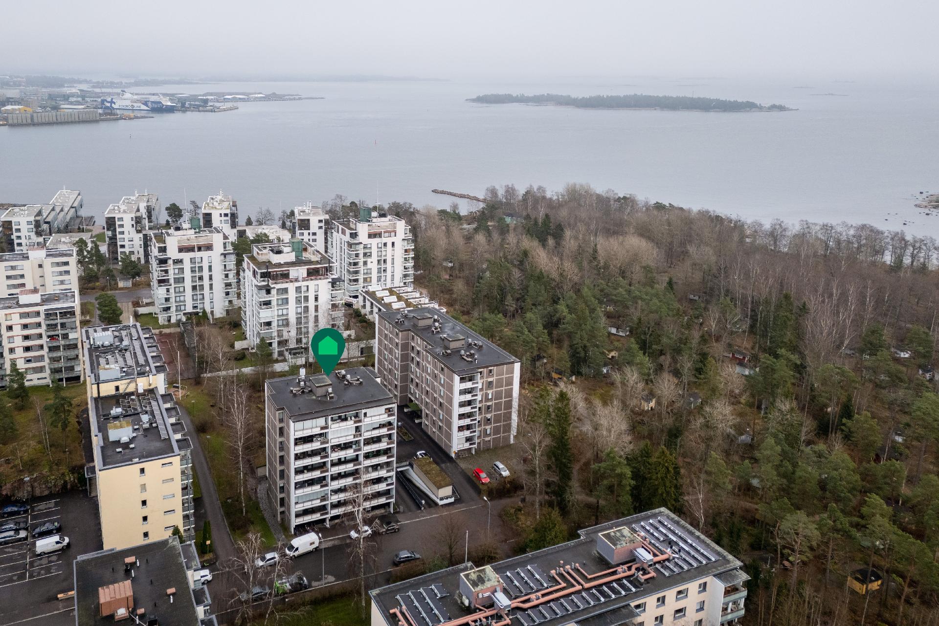 Melkonkatu 1, Lauttasaari, Helsinki