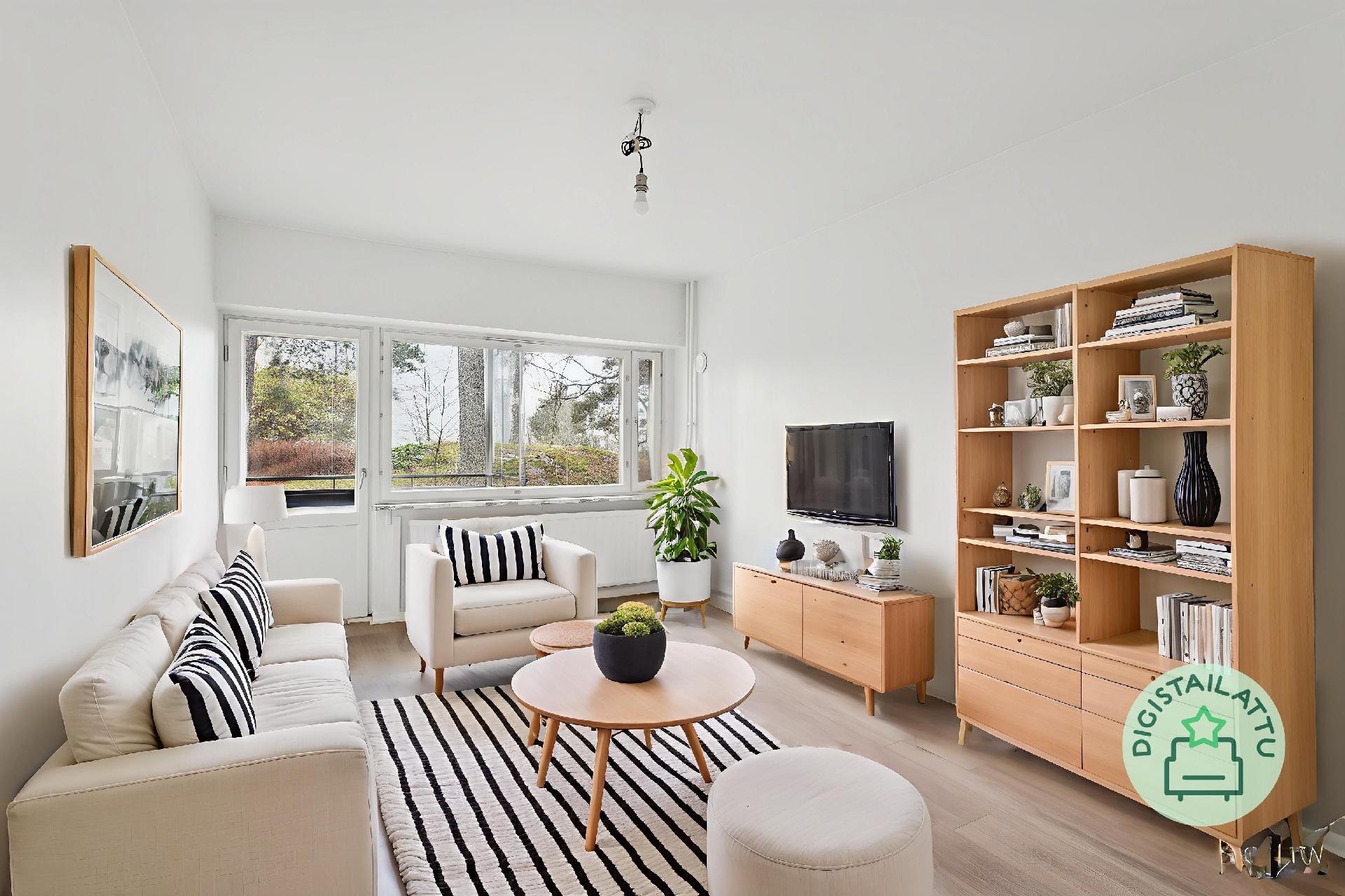 Olohuone mallisisustettuna