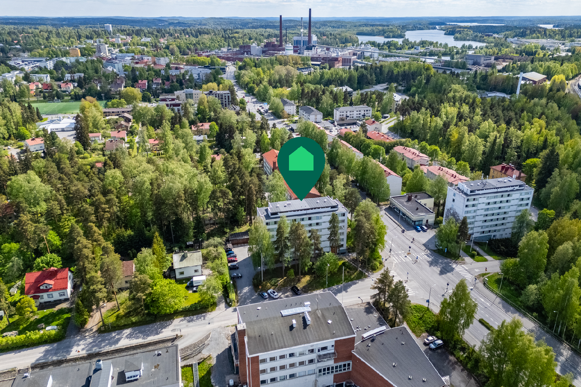 Kirjaskatu 2, Tallinmäki, Valkeakoski