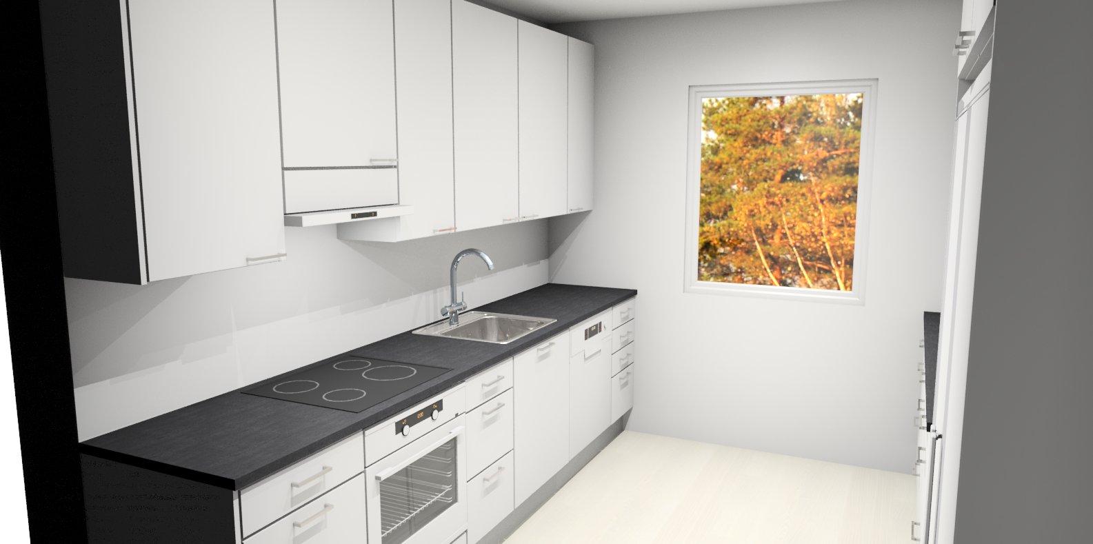 Esimerkkimallikuva keittiöstä