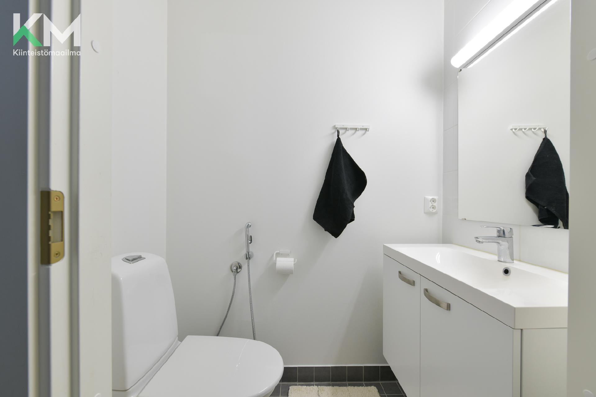 Kuvat pinnoiltaan vastaavasta asunnosta peilikuvana