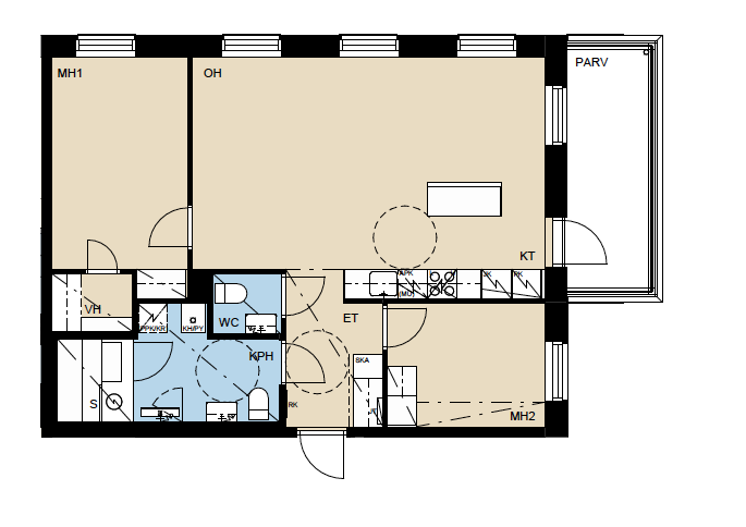 Takojankatu 14 A 47, Kaleva, Tampere