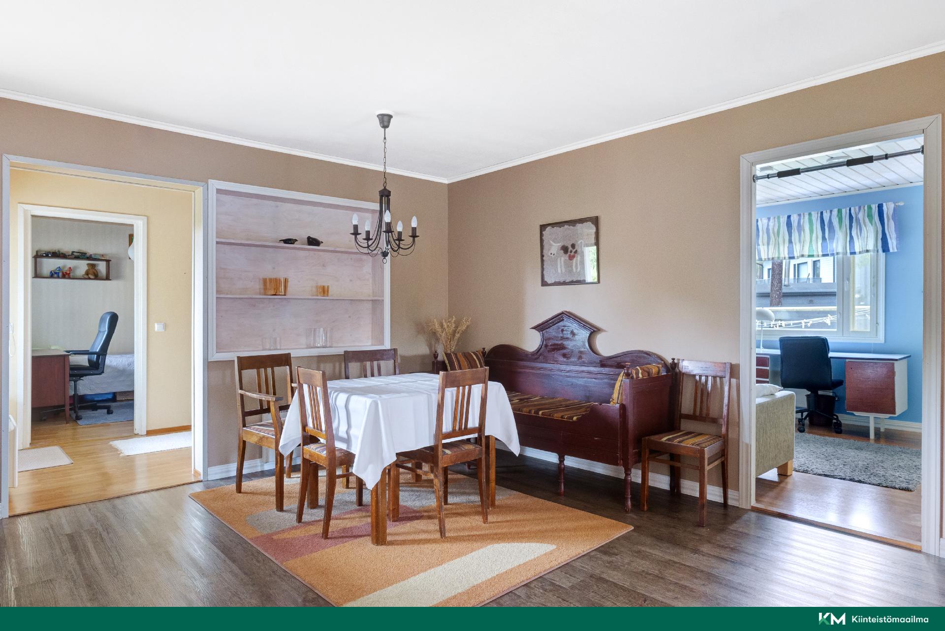 Olohuoneen toinen pääty.