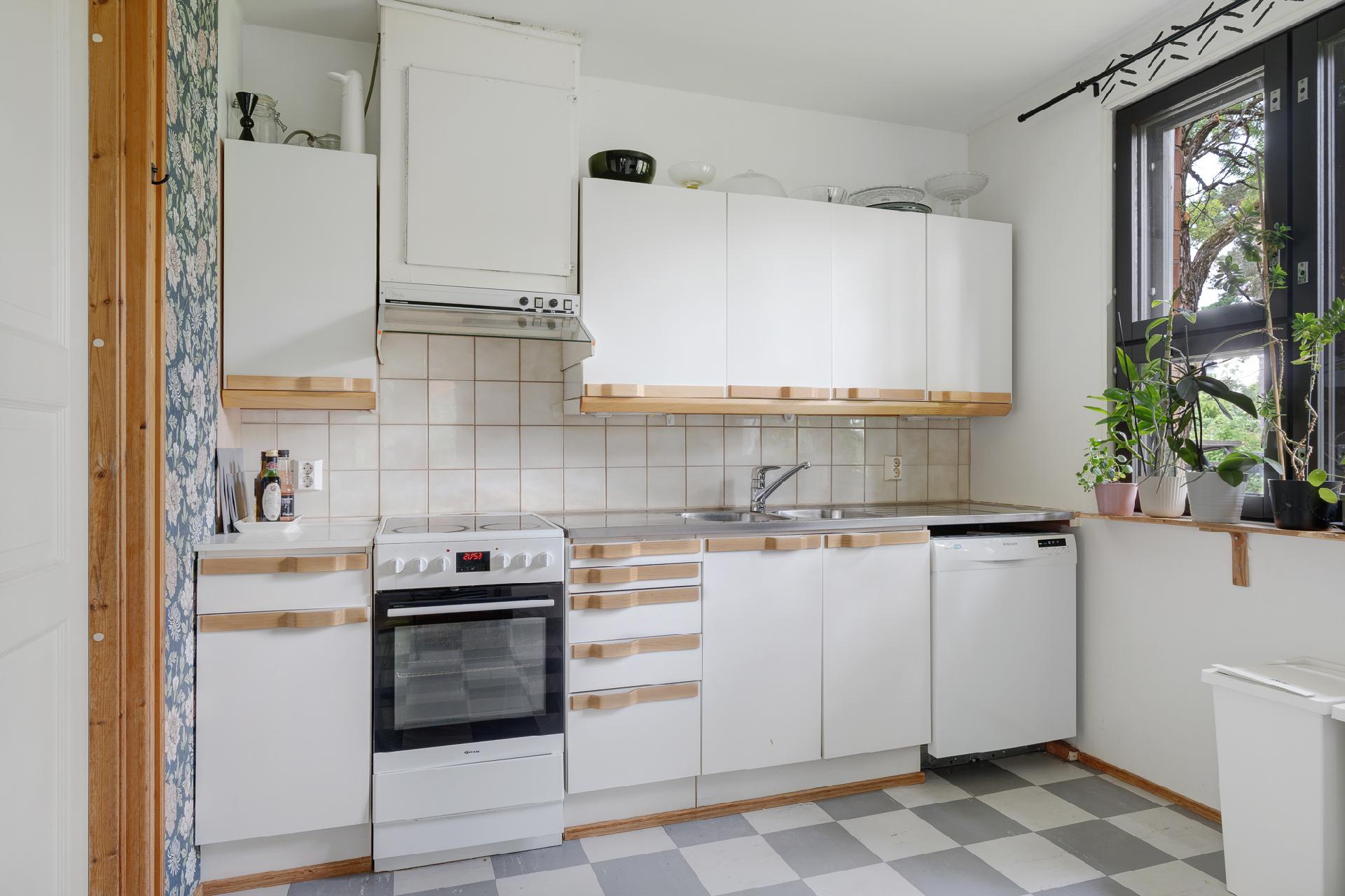 Keittiö on alkuperäinen