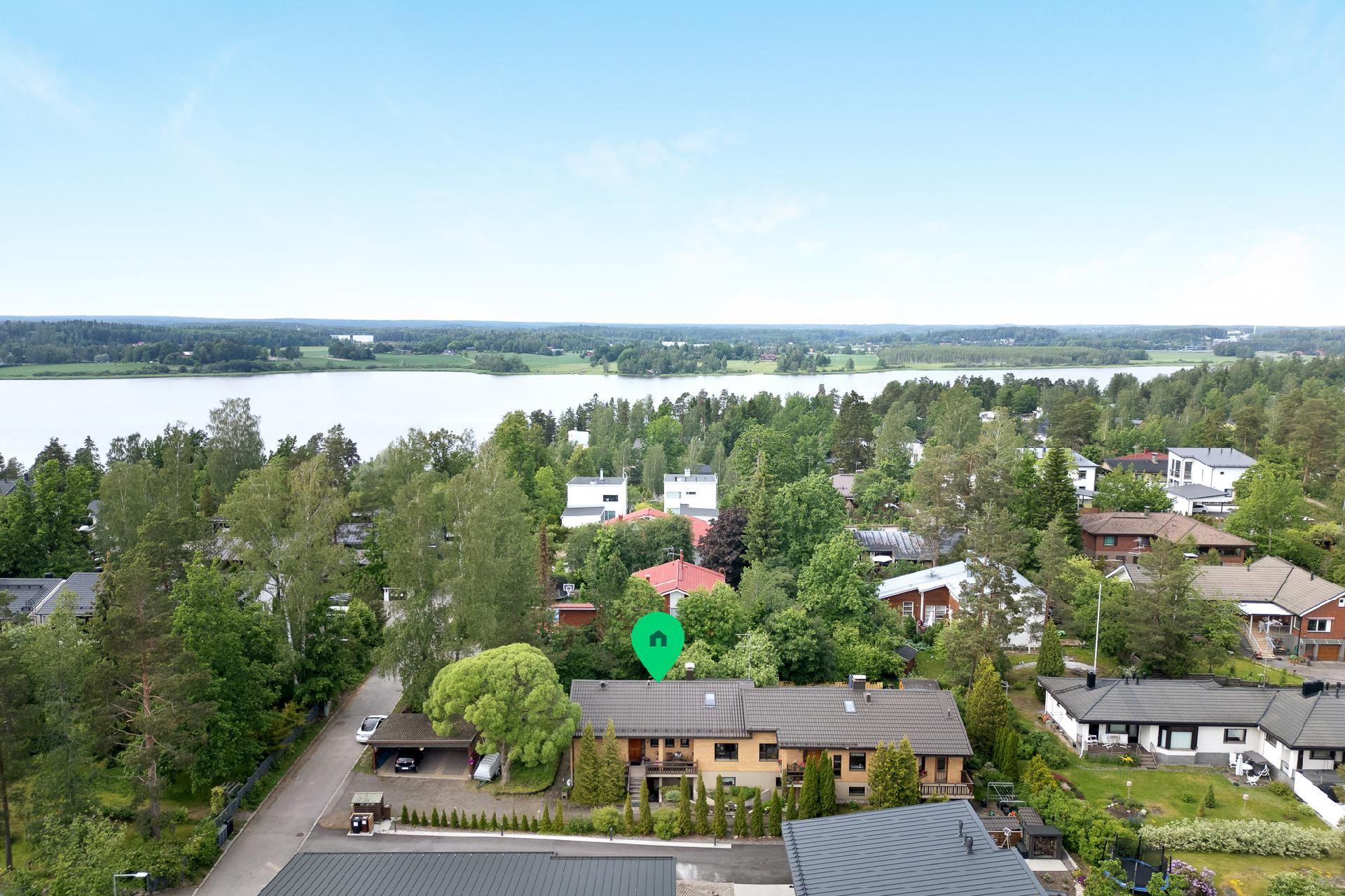 Pitkäjärven rannalle kävelymatka