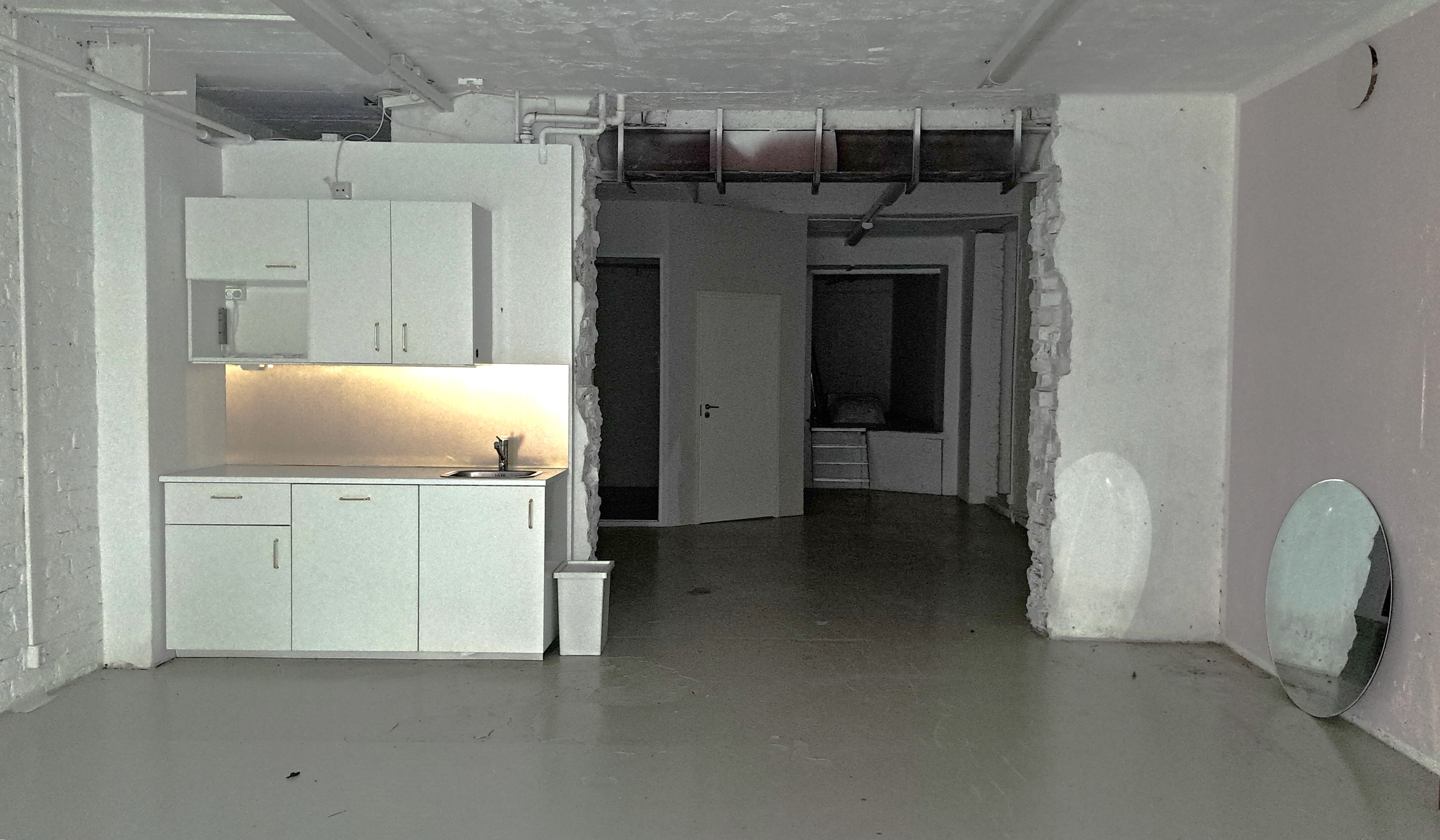 etuhuone ja keittotila