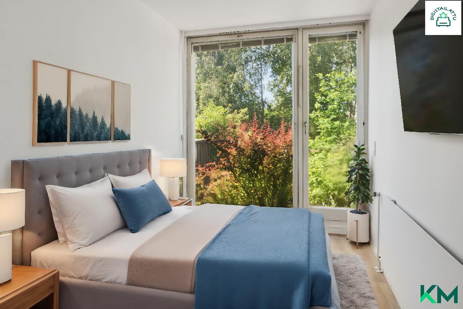 Digi-stailattu alakerran huone