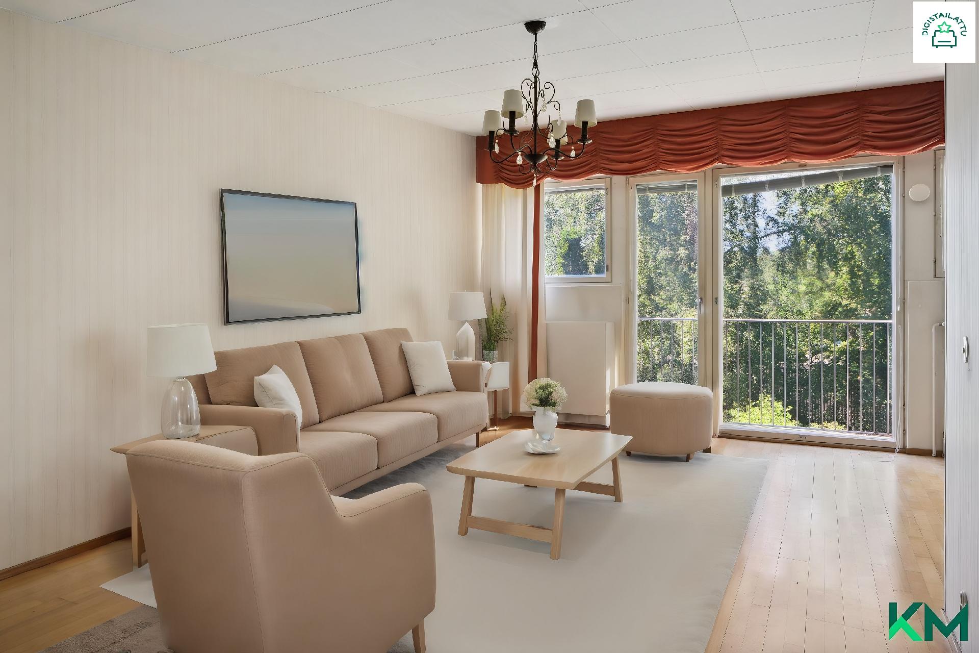 Digi-stailattu olohuone