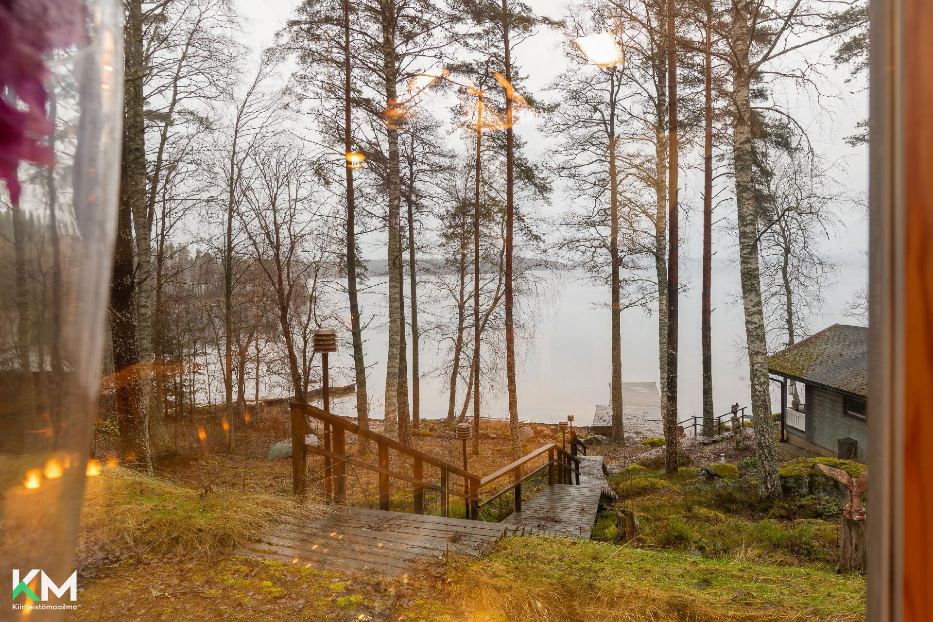 Huvilan keittiön näkymät