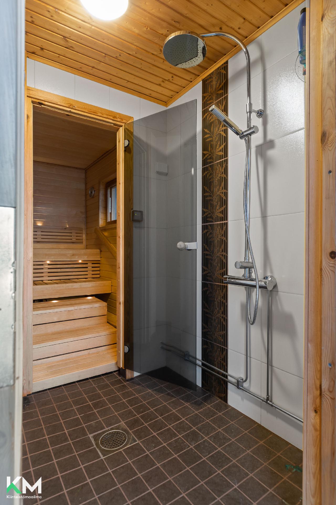 Rantasauna ja pesuhuone