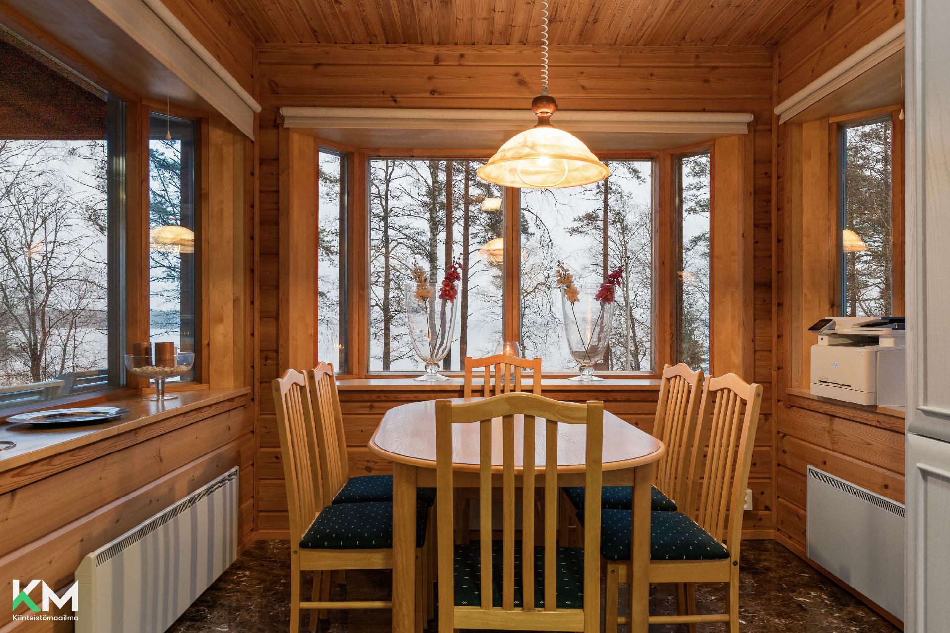 Huvilan keittiön näkymät