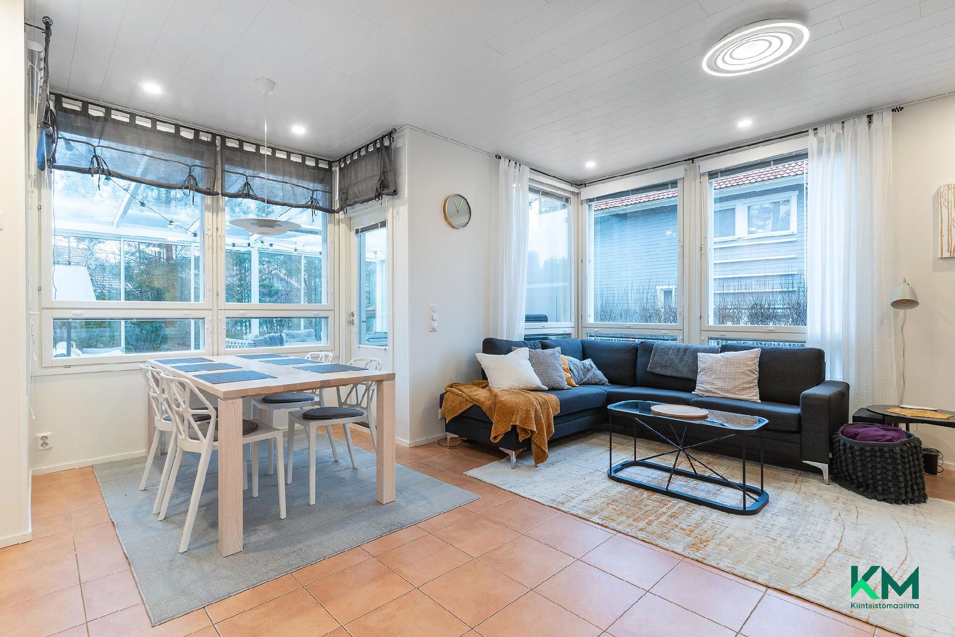 Ruokailutila - olohuone