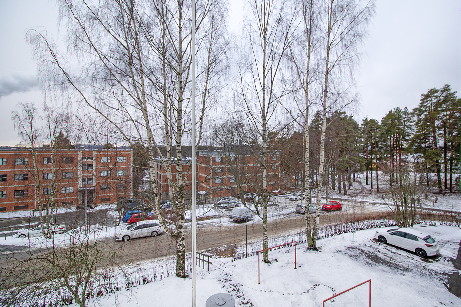 Näkymä parvekkeelta.