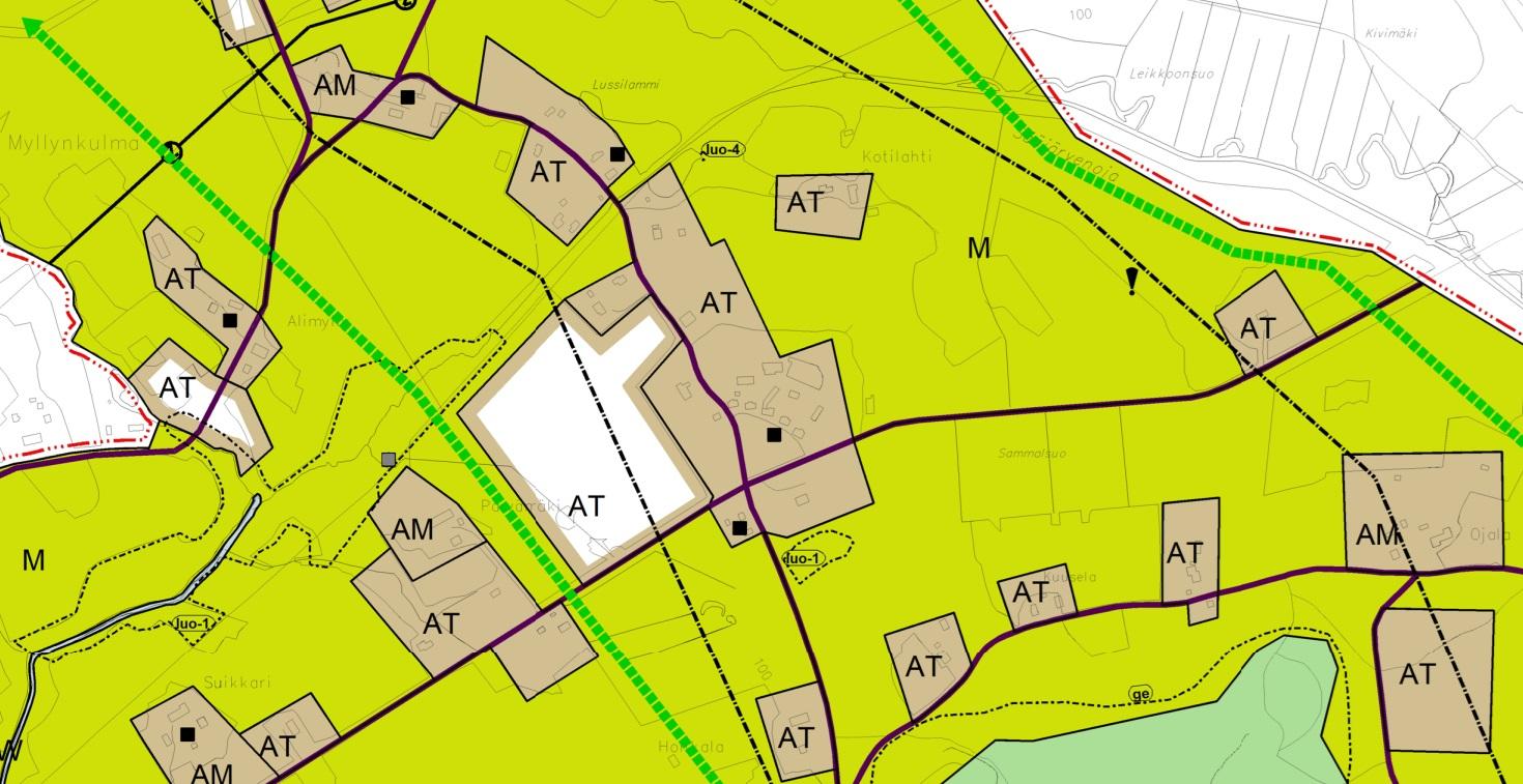 Harvialan osayleiskaavan luonnos