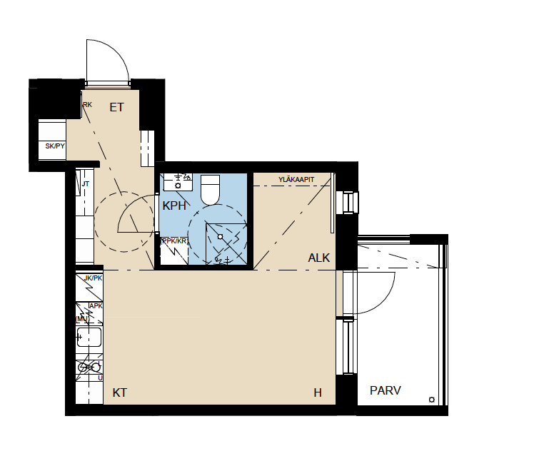 Takojankatu 14 A 33, Kaleva, Tampere