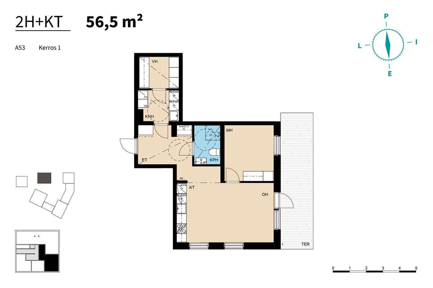 Takojankatu 18 A 53, Kaleva, Tampere