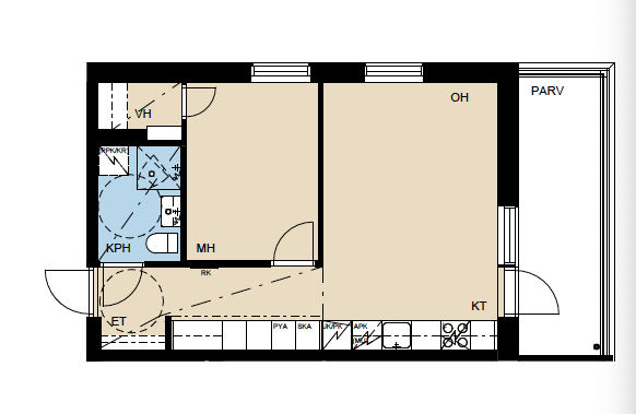 Takojankatu 18 A 74, Kaleva, Tampere