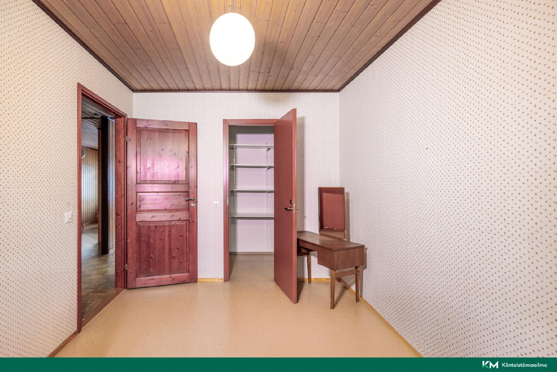 Makuuhuoneessa vaatehuone