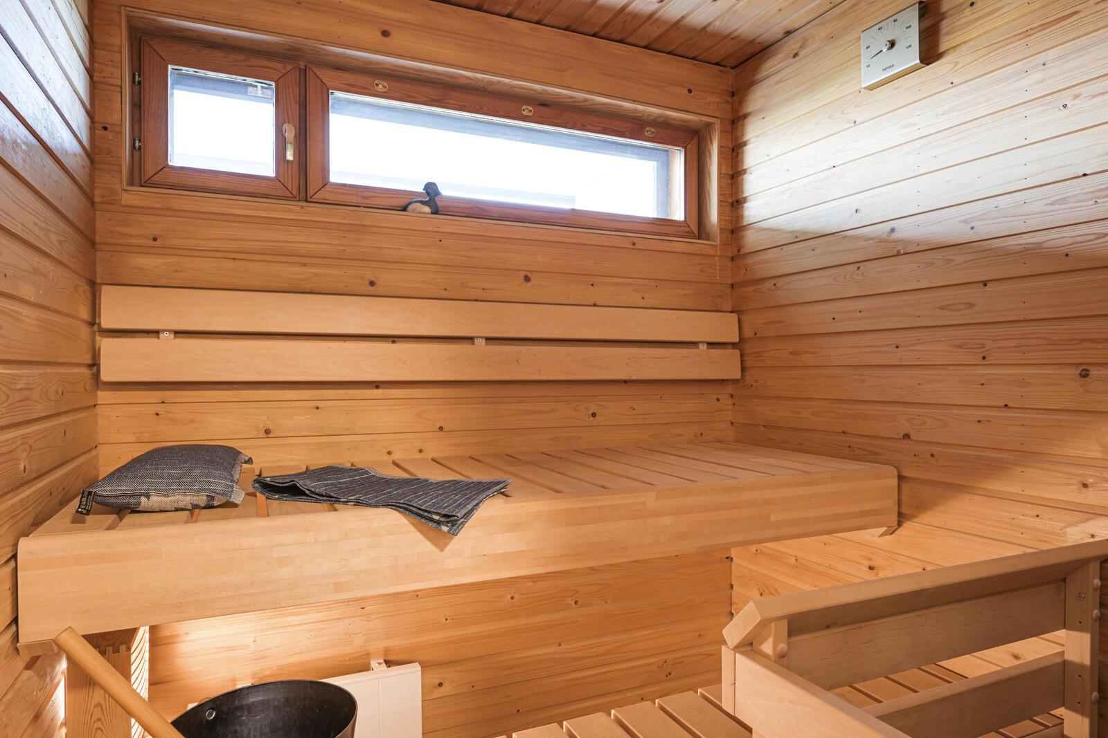 Omassa saunassa käyt vaikka joka päivä
