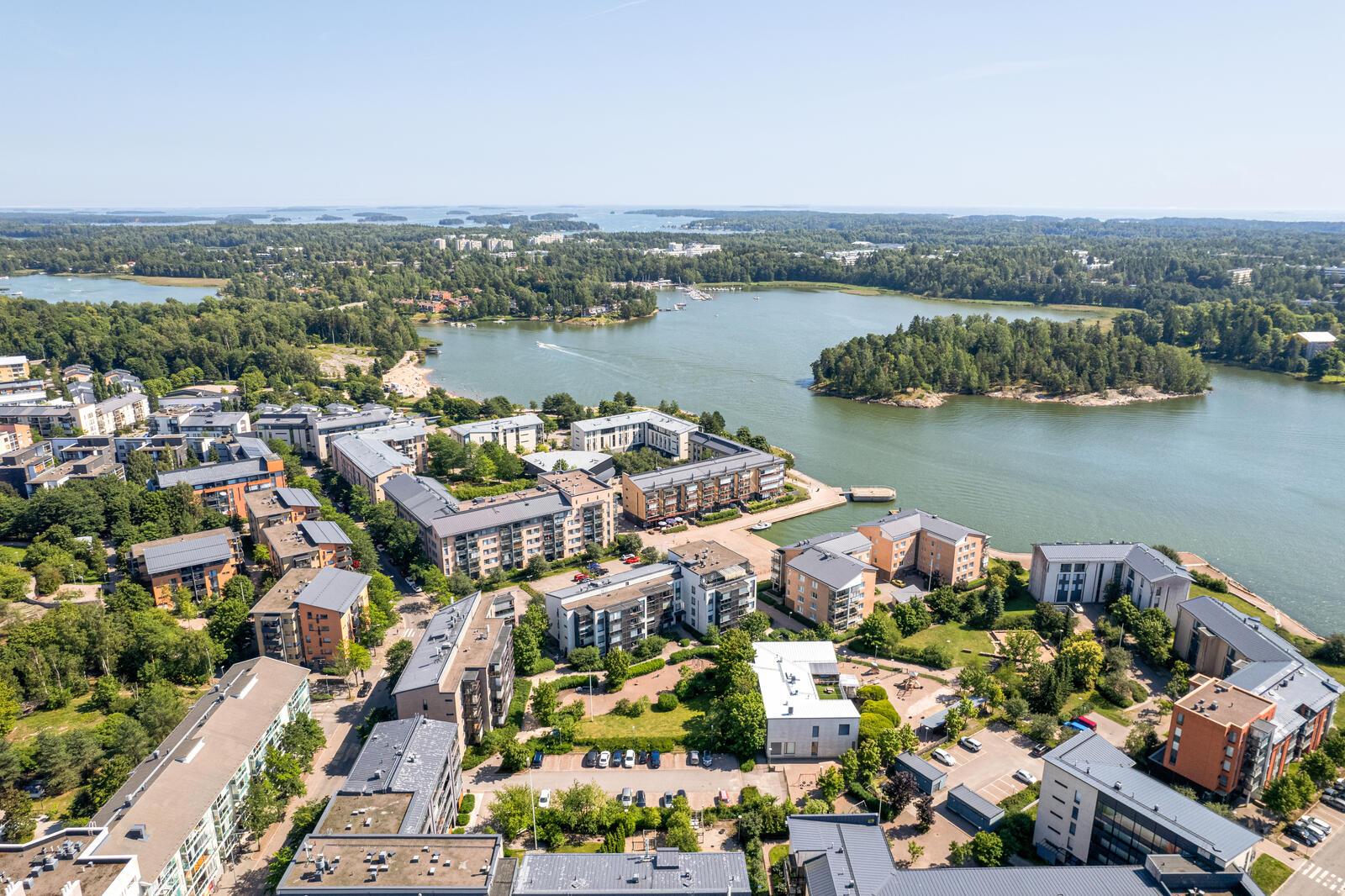 Merelliset ulkoilureitit alkavat kotiovelta