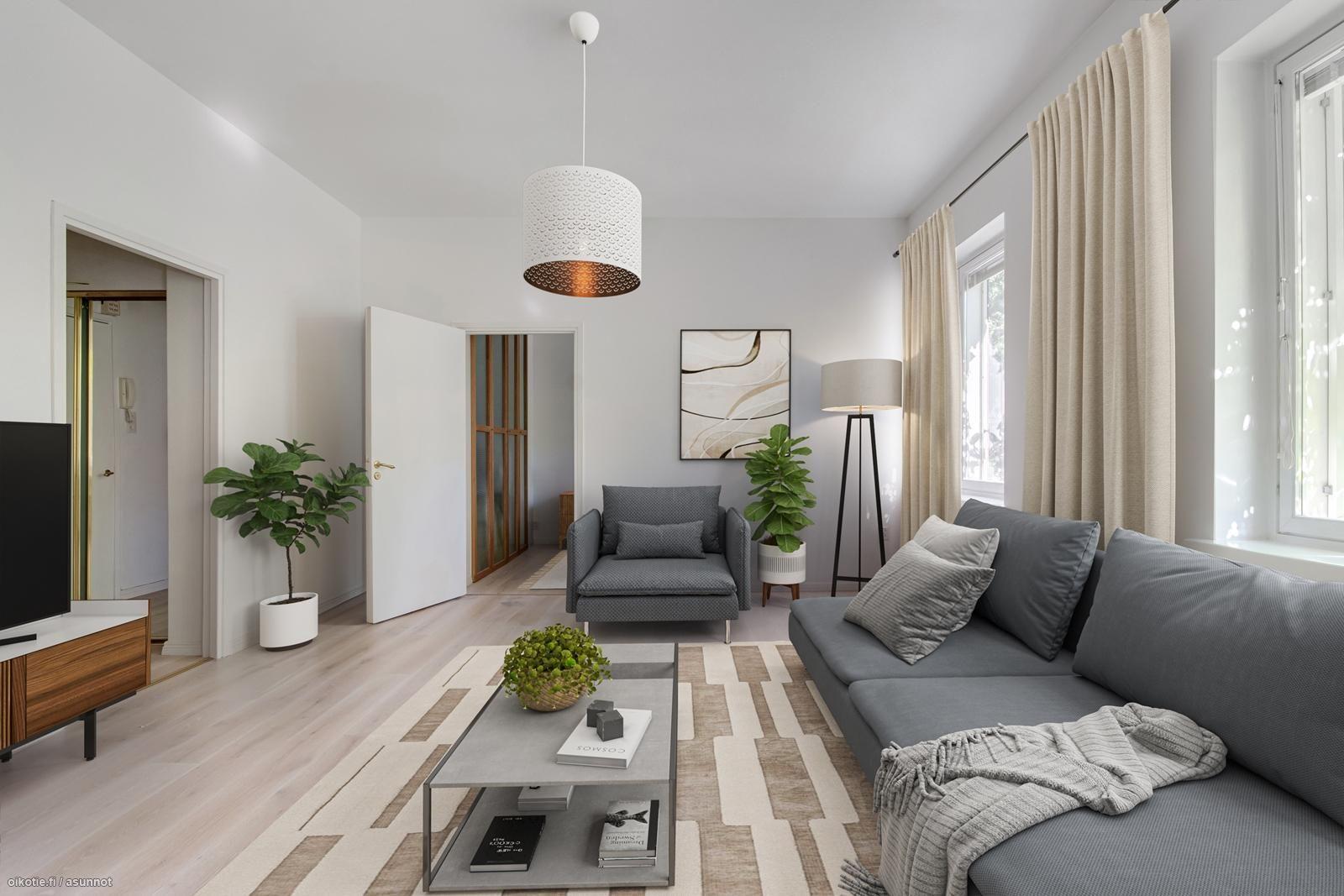 digistailattu olohuone