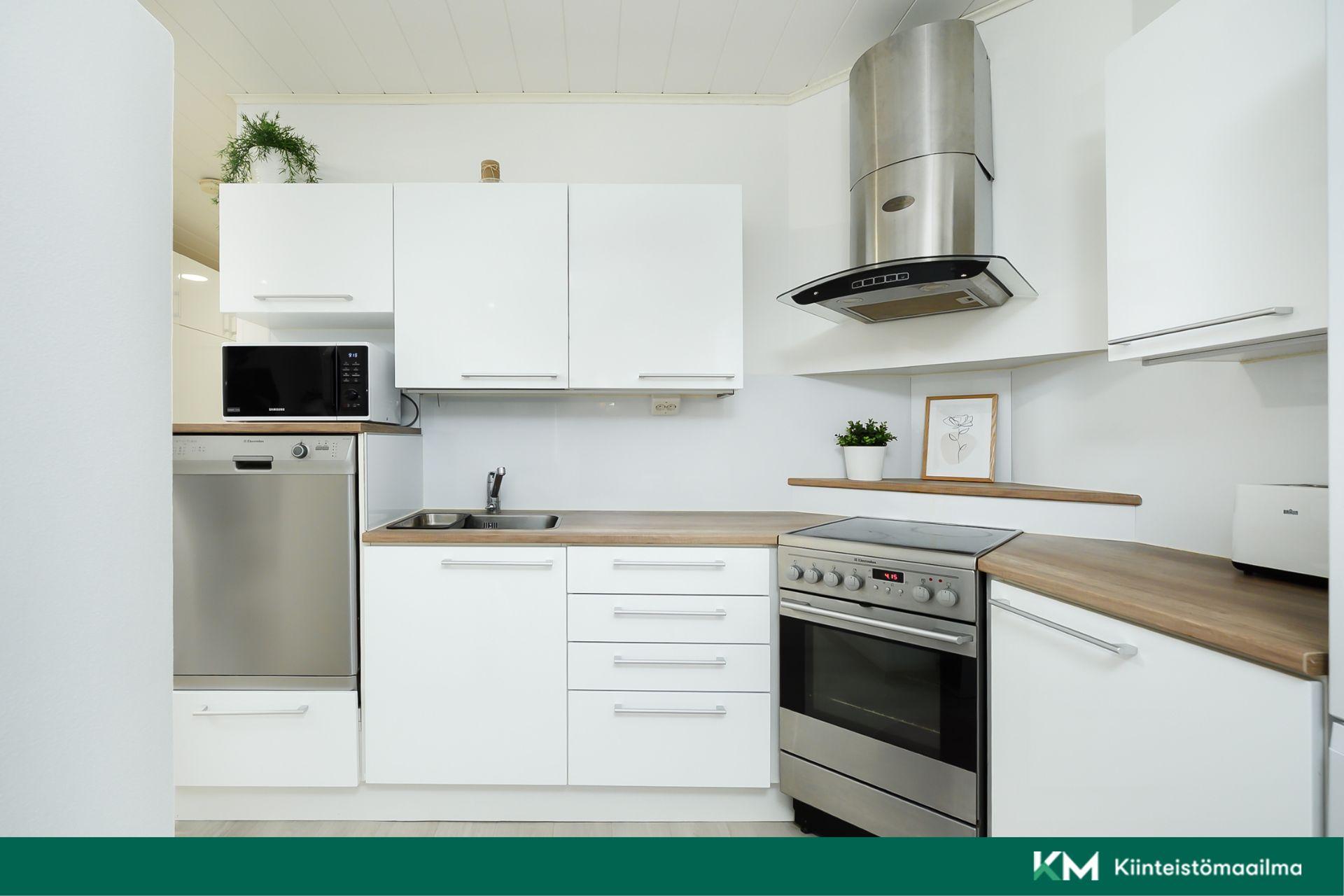 Keittiöä on päivitetty 2022