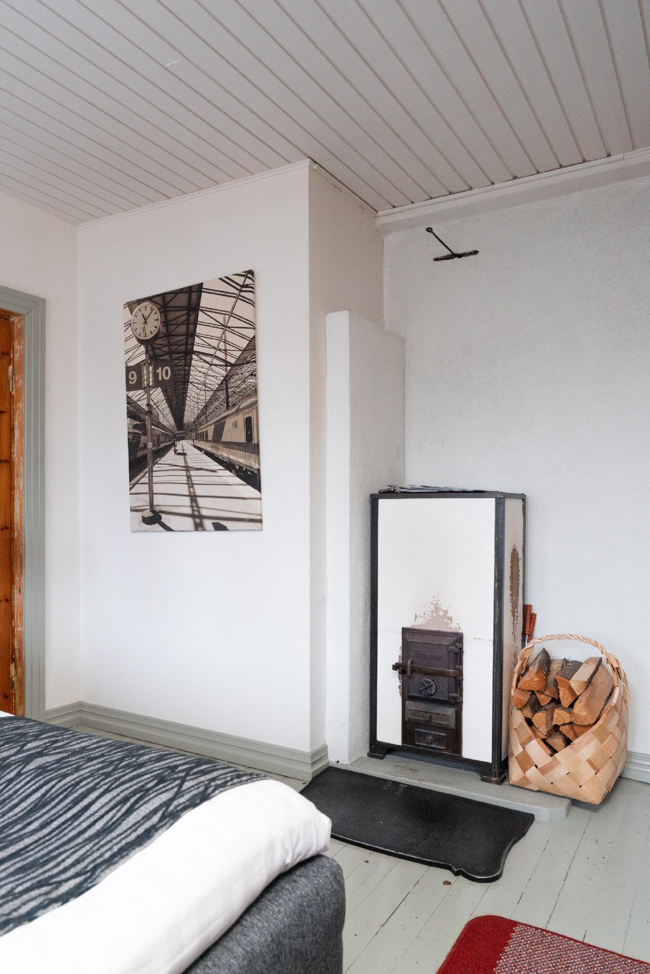 Yläkerran huoneiston makuuhuone