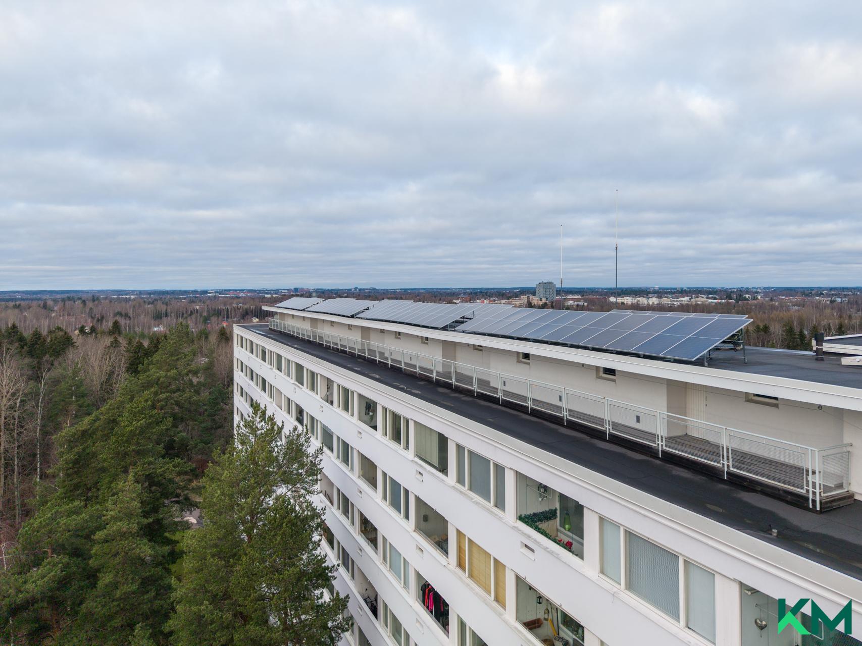 Aurinkokennot katolla