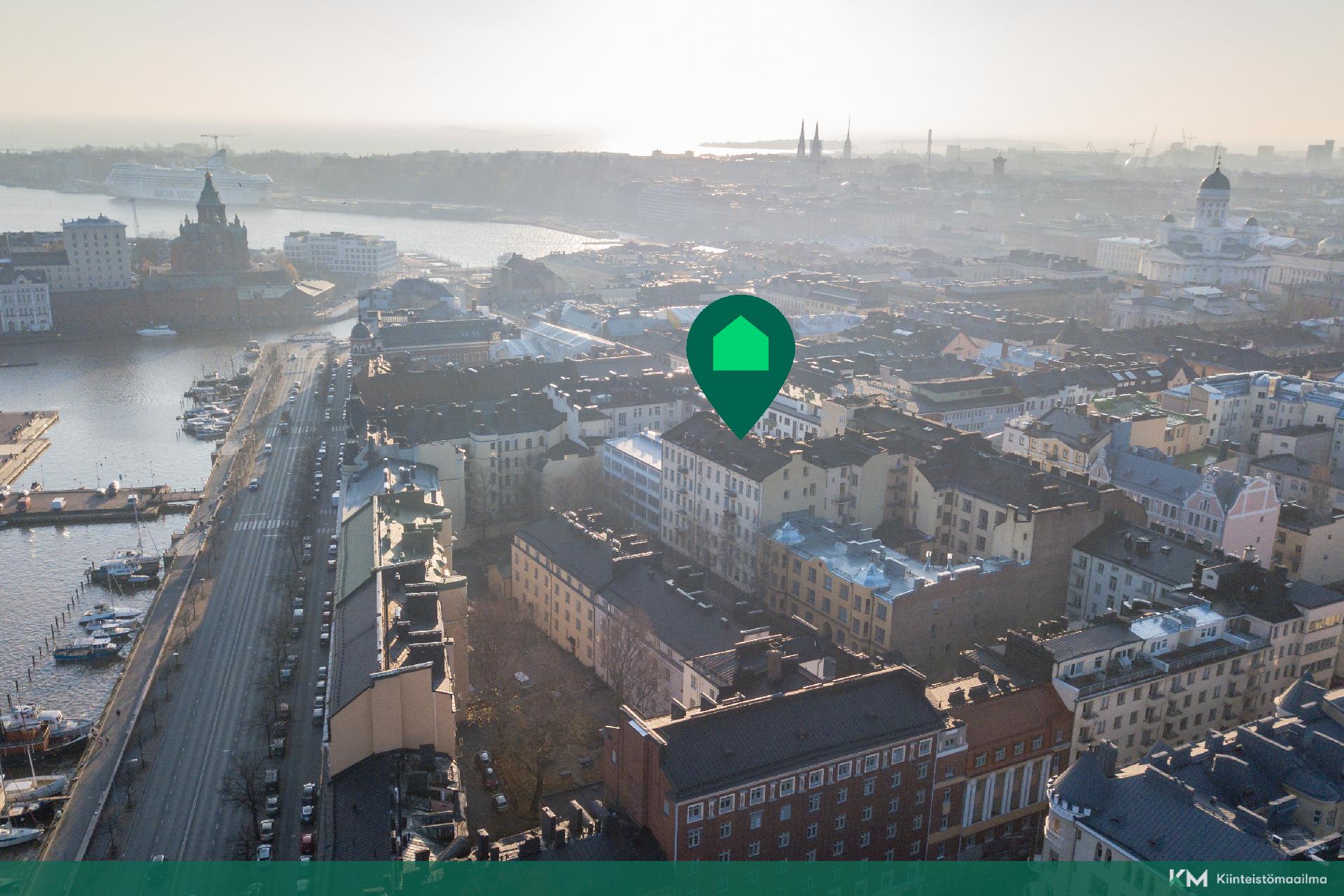 Näkymää etelään Kauppatorin suuntaan