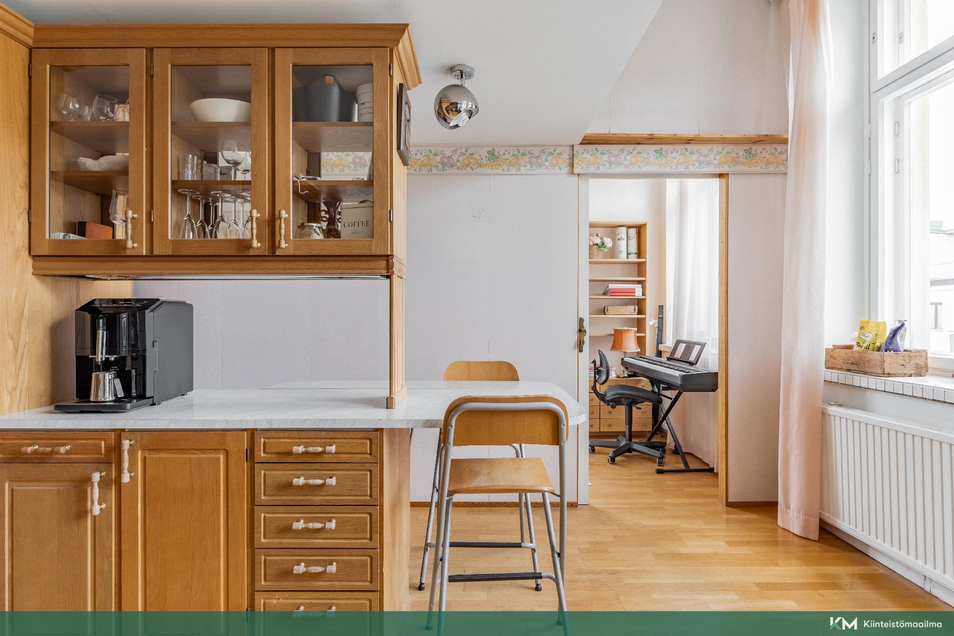 Keittiöstä työhuoneeseen