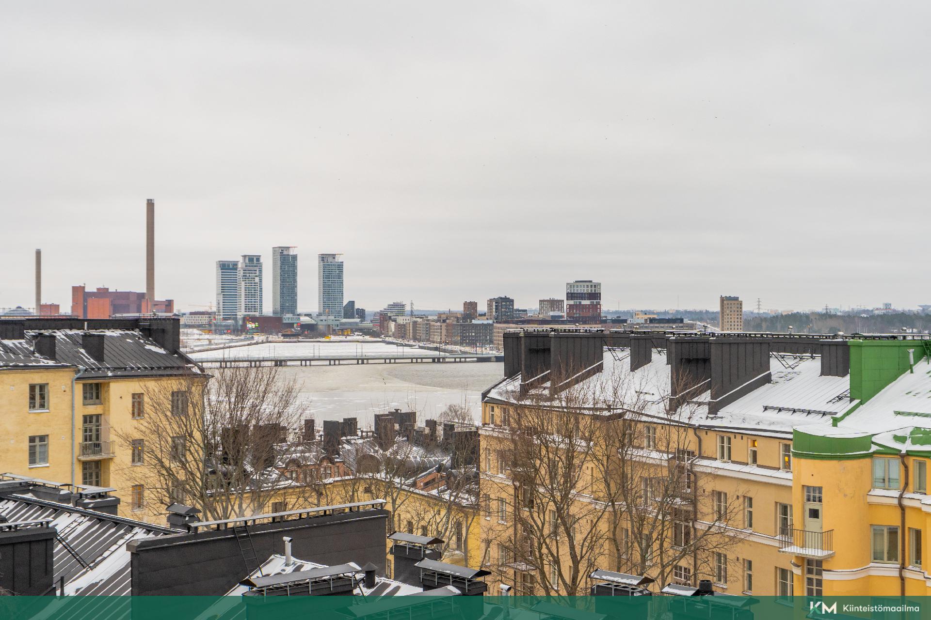 Näkymää Kalasataman tornitaloille