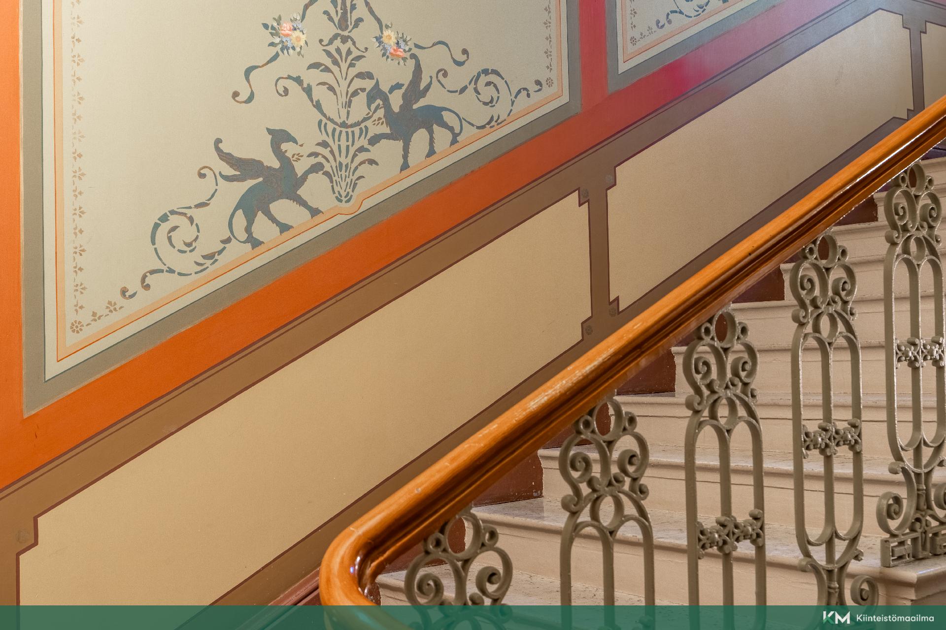 Portaikon seinämaalauksia